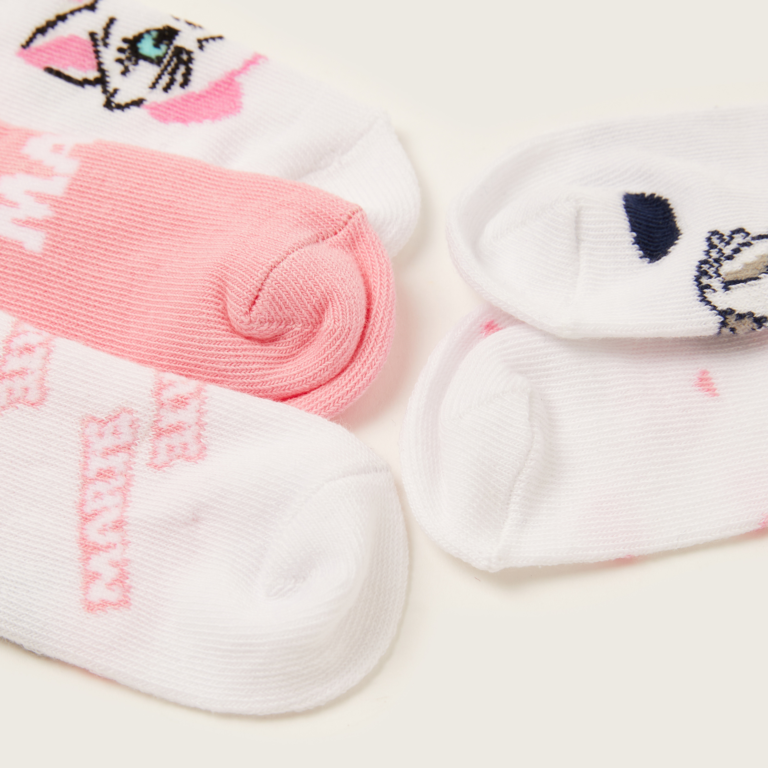 جوارب طول الكاحل بطبعات ماري من ديزني - طقم من 5 أزواج-baby-girls-accessories-socks-image-4