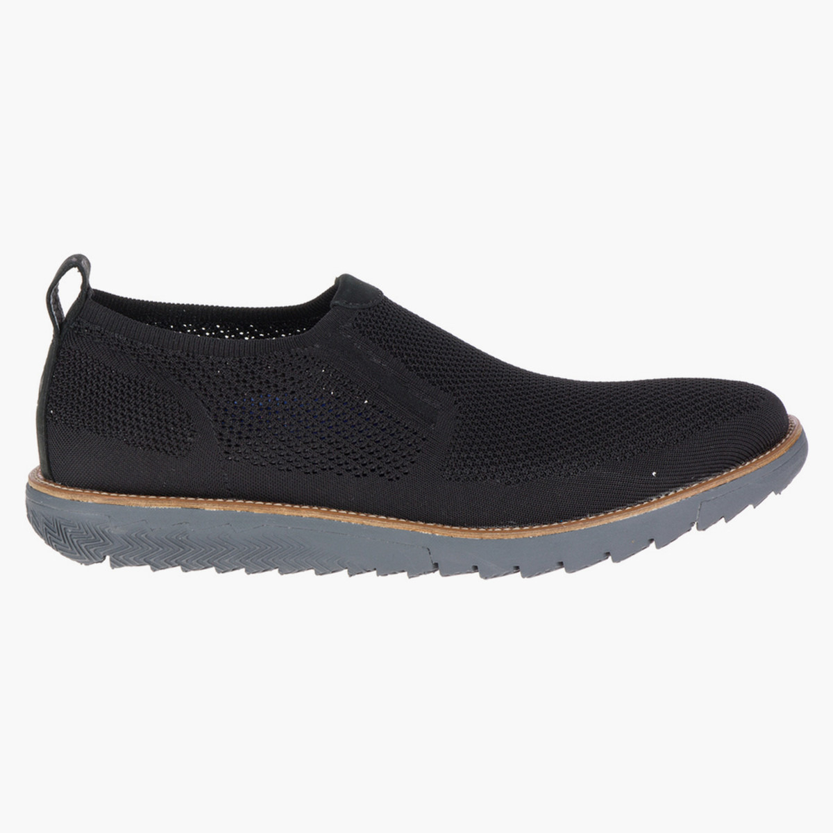 Hush Puppies Men Black Expert Knit Mt Slip On Shoes-men-shoes-sneakers-image-1
