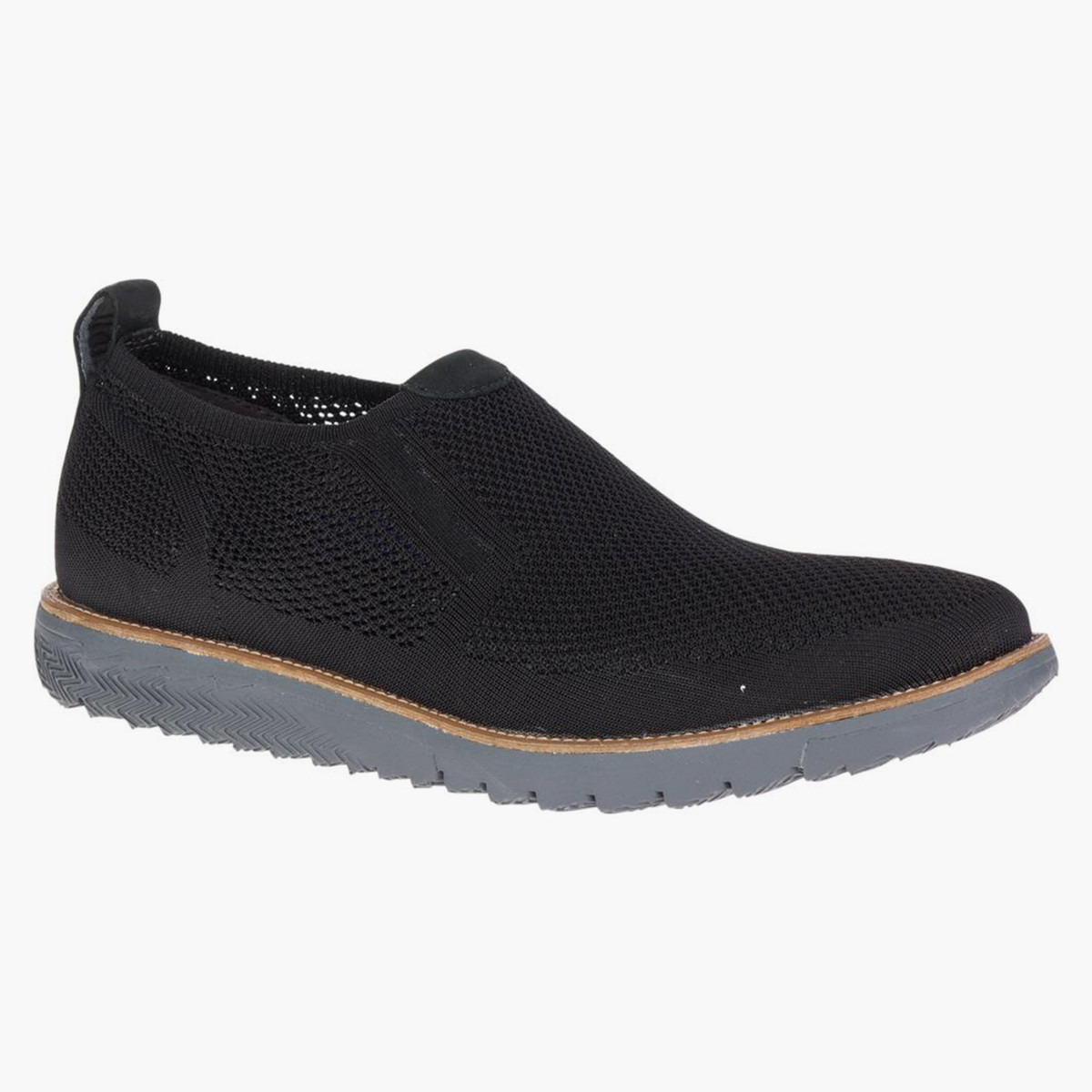 Hush Puppies Men Black Expert Knit Mt Slip On Shoes-men-shoes-sneakers-image-3