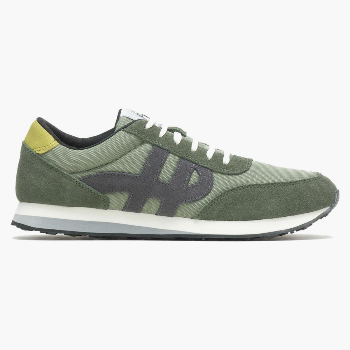 Hush Puppies Men Green Textured Seventy8 Low Top Sneakers