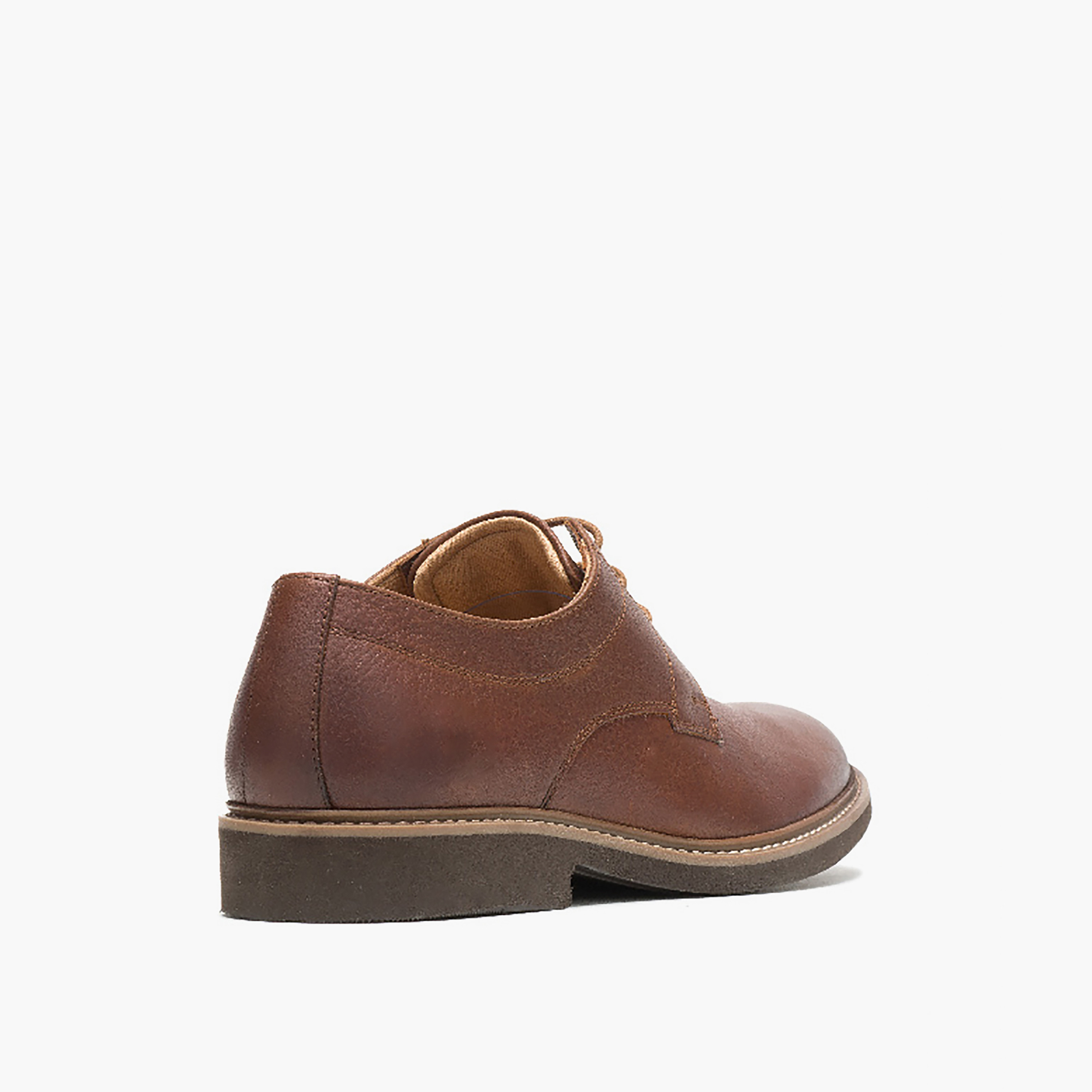 Hush Puppies Men Tan Leather Formal Derby Shoes-men-shoes-formalshoes-image-3