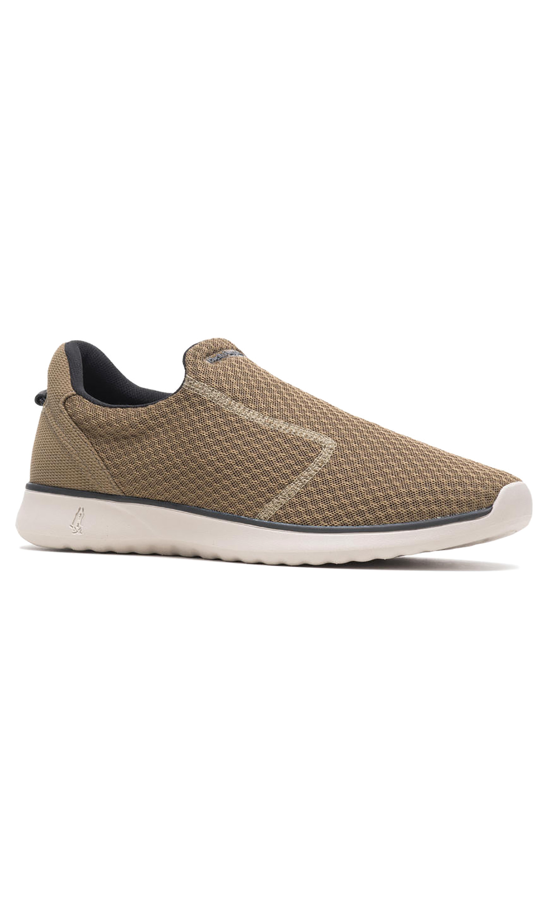 احذية كاجوال من هاش بابيز للرجال بلون تان و مزين بنسيج جيد سليب-men-shoes-sneakers-image-1