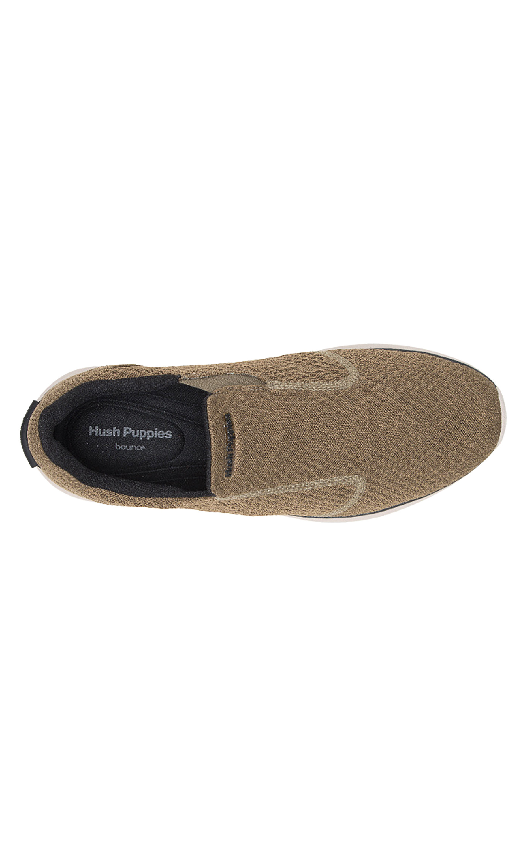 احذية كاجوال من هاش بابيز للرجال بلون تان و مزين بنسيج جيد سليب-men-shoes-sneakers-image-4