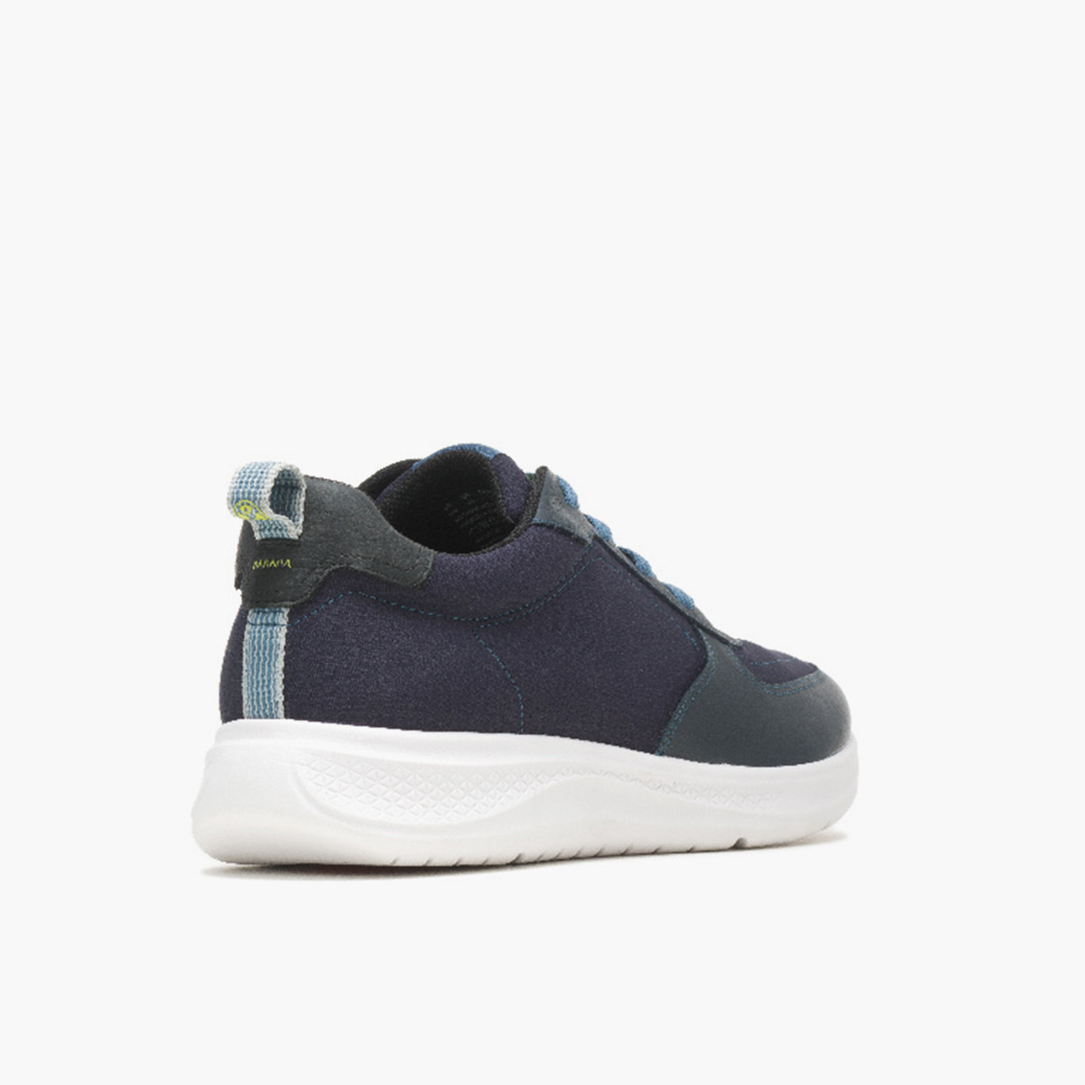 حذاء رياضي رجالي برباط علوي منخفض أزرق كحلي سادة من هاش بابيز-men-shoes-sneakers-image-2