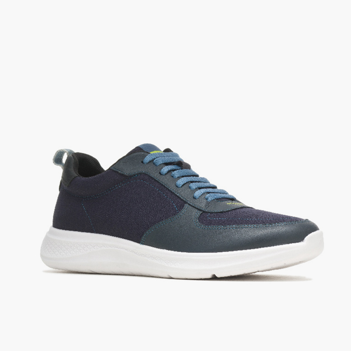 حذاء رياضي رجالي برباط علوي منخفض أزرق كحلي سادة من هاش بابيز-men-shoes-sneakers-image-3