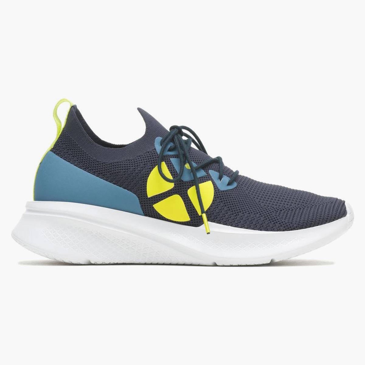 حذاء رياضي رجالي منخفض من هاش بابيز مع مزخرف سبارك ومزين بأزرق كحلي-men-shoes-sneakers-image-1