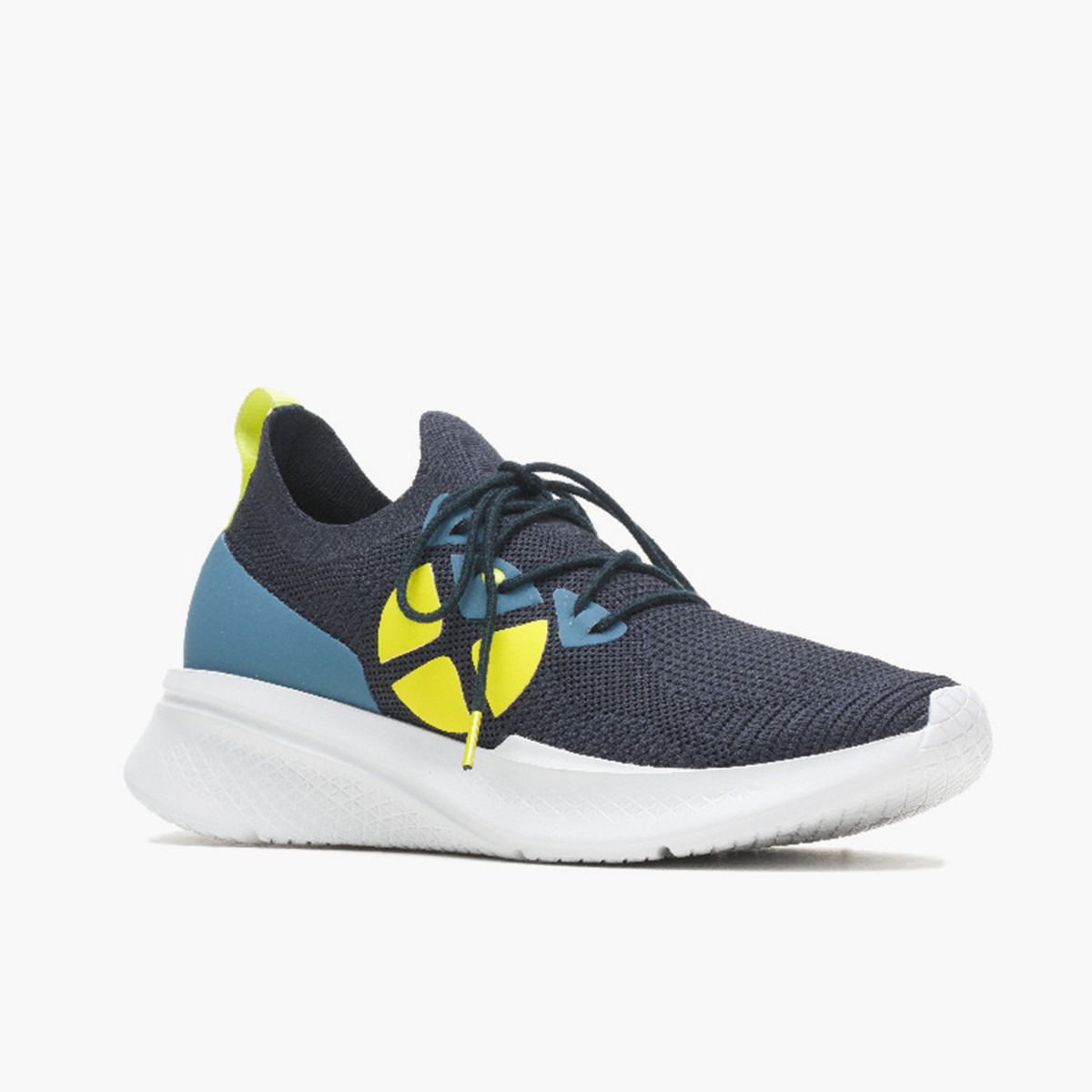 حذاء رياضي رجالي منخفض من هاش بابيز مع مزخرف سبارك ومزين بأزرق كحلي-men-shoes-sneakers-image-3