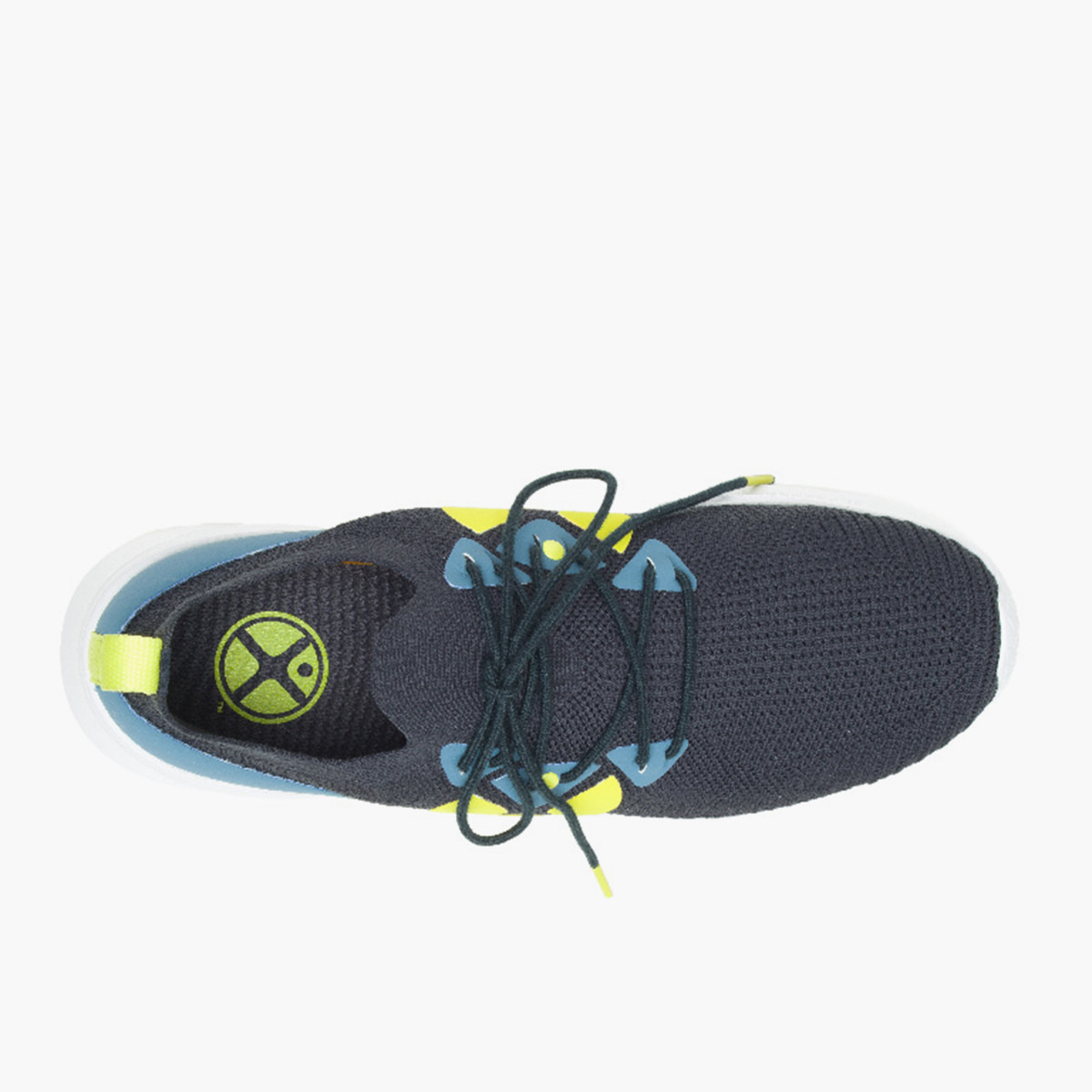 حذاء رياضي رجالي منخفض من هاش بابيز مع مزخرف سبارك ومزين بأزرق كحلي-men-shoes-sneakers-image-4