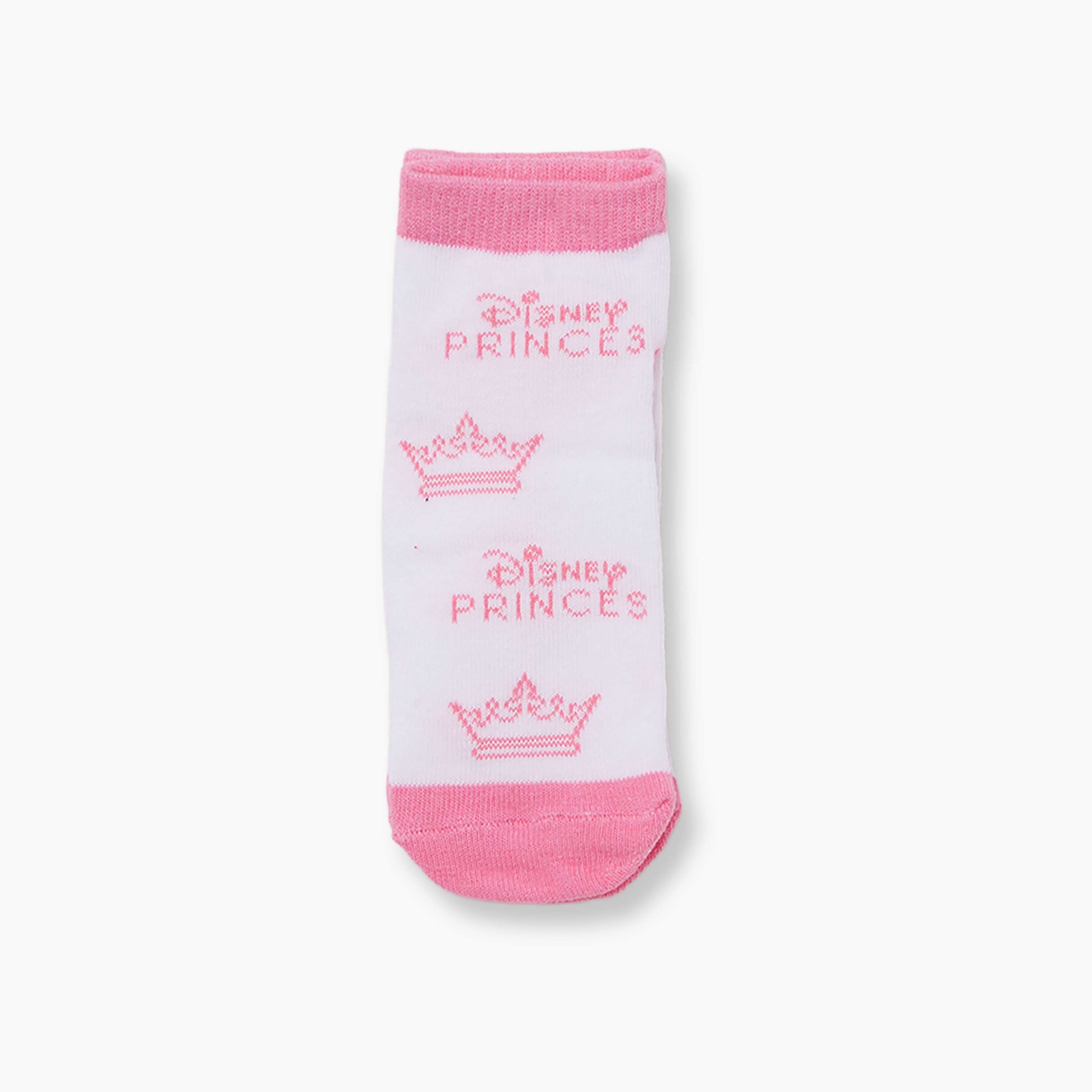 جوارب كاحل قطنية مطبوعة 3 أزواج من برنسيس-girls-accessories-socks-image-2