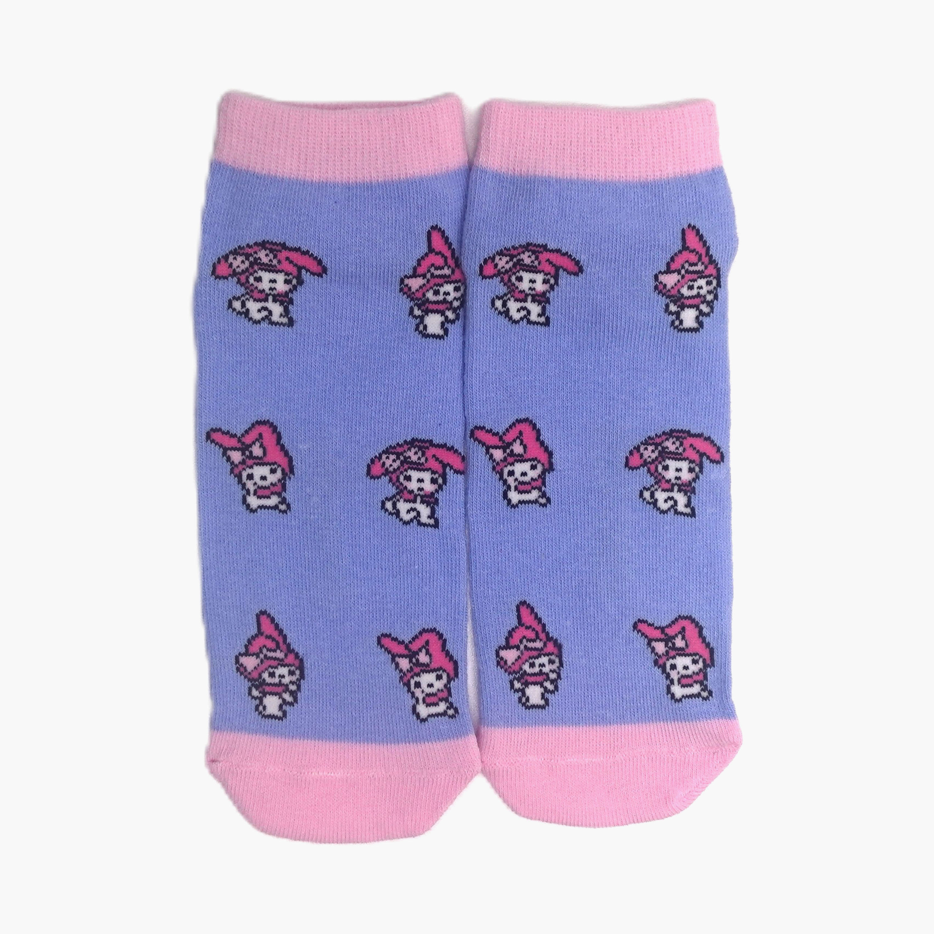 My Melody 3-Pair Cotton Blend Printed Ankle Socks-girls-accessories-socks-image-2