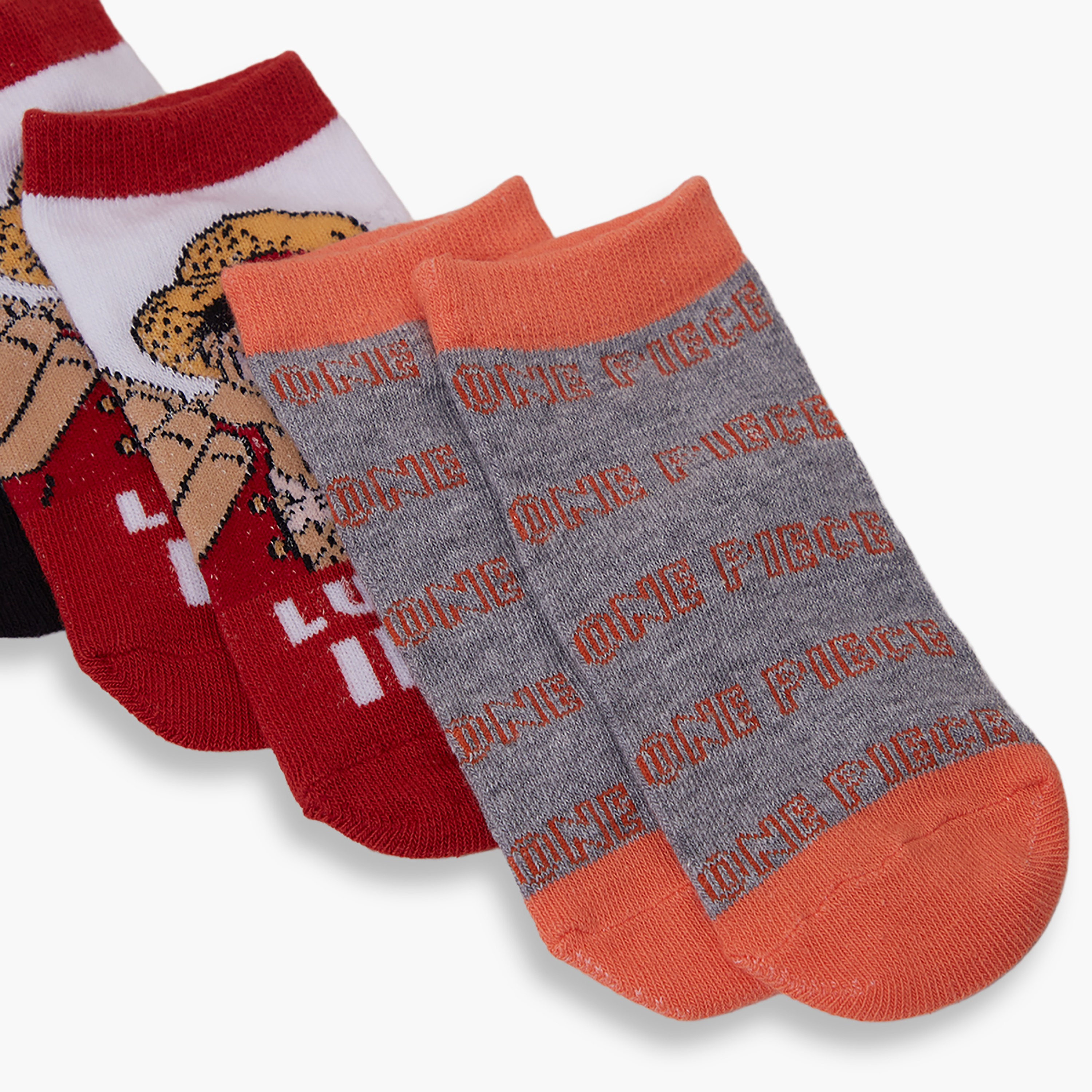 One Piece 3-Pair Cotton Blend Printed Ankle Socks-boys-accessories-socks-image-5