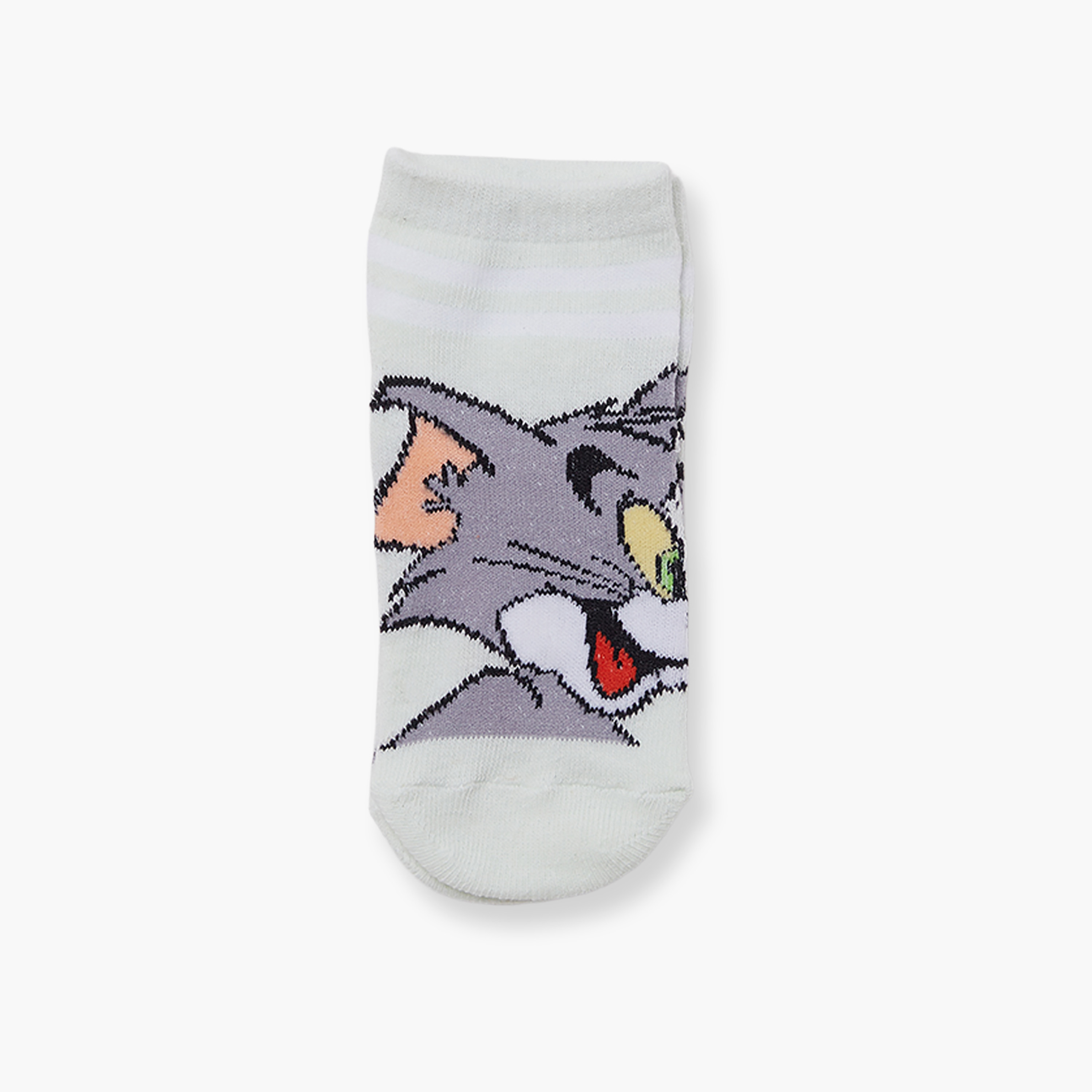 Tom & Jerry 3-Pair Cotton Blend Printed Ankle Socks-boys-accessories-socks-image-2