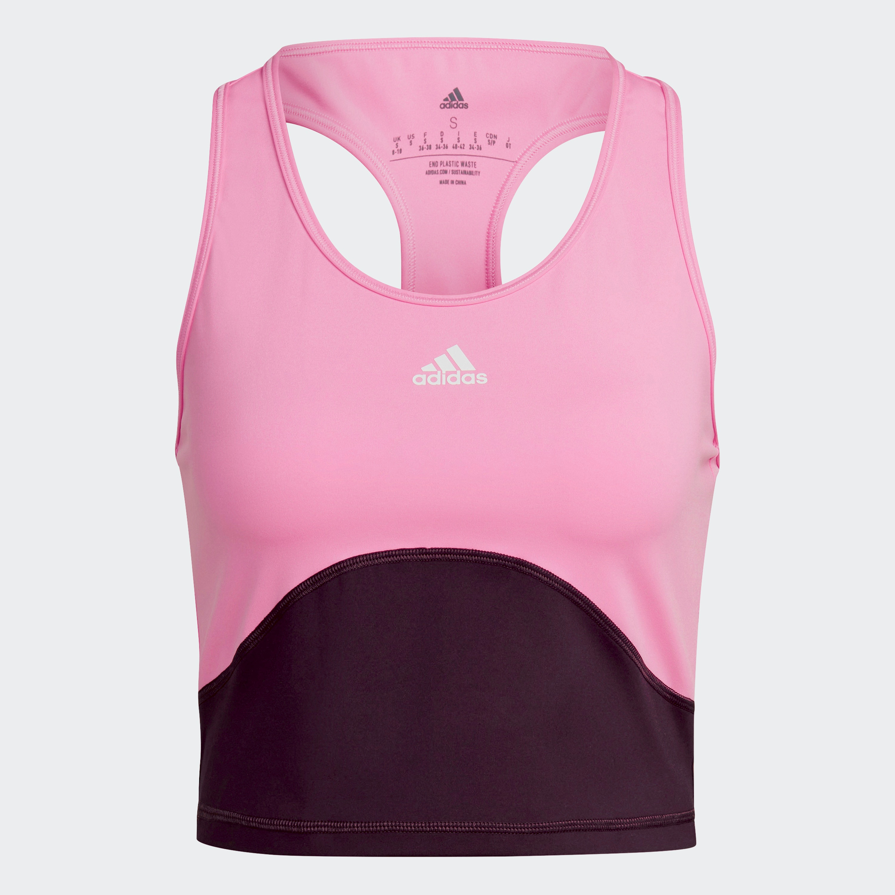 تانك توب نسائي بشعار من أديداس تي ار ان هييت كرو تي كي-sports-women-clothing-tshirtsandvests-image-6