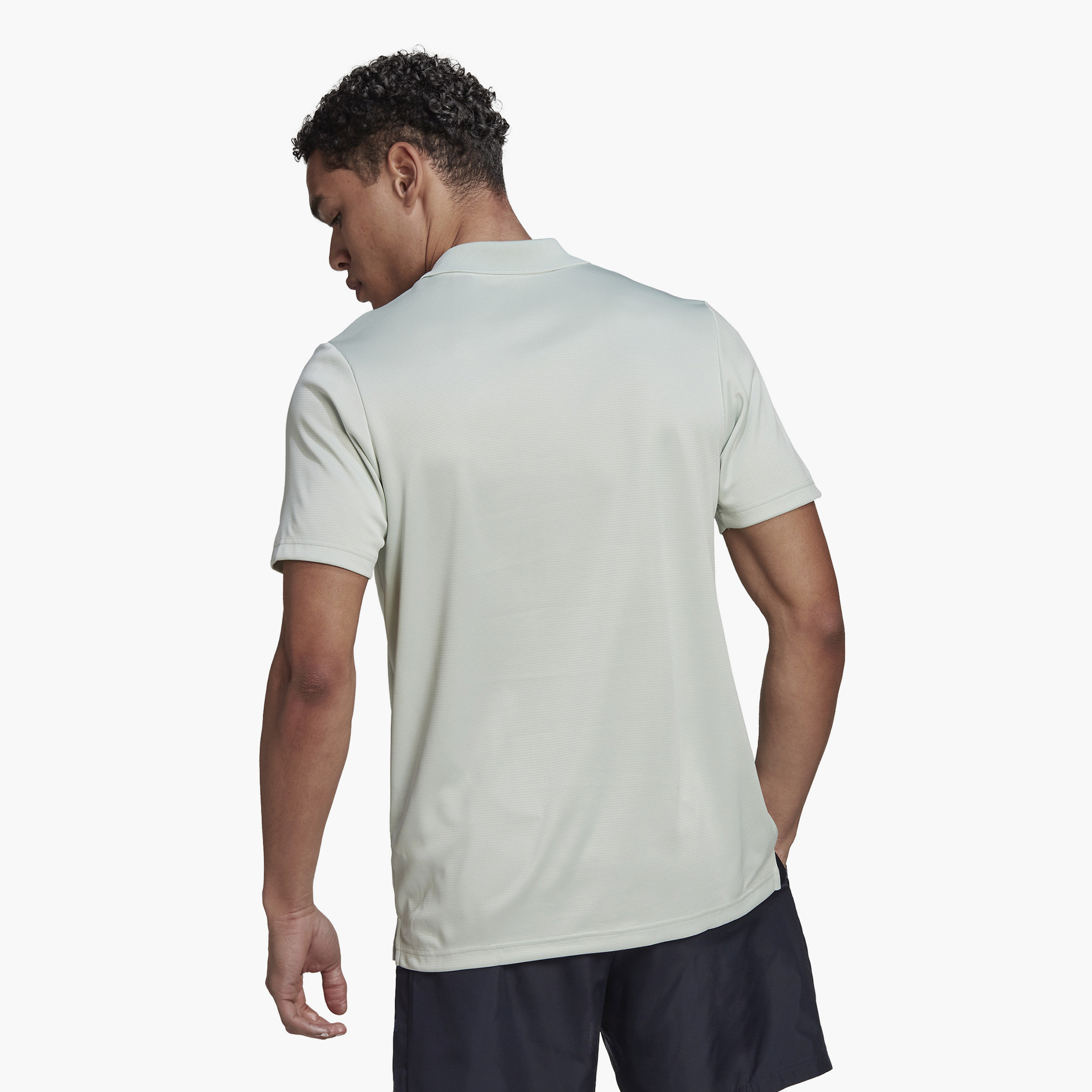 Adidas M D2M Polo Men Logo Polo T-Shirt-men-clothing-sportswearandactivewear-tshirtsandpolos-image-2