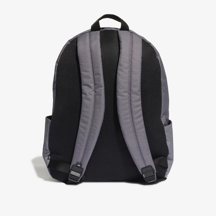 Adidas Solid Backpack with Adjustable Shoulder Straps and Zip Closure