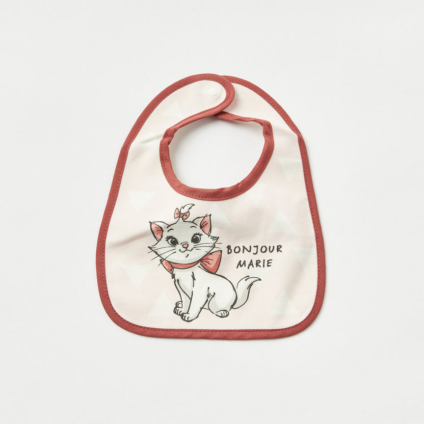 Disney Marie Print Bib with Beanie and Mittens-Caps-image-1