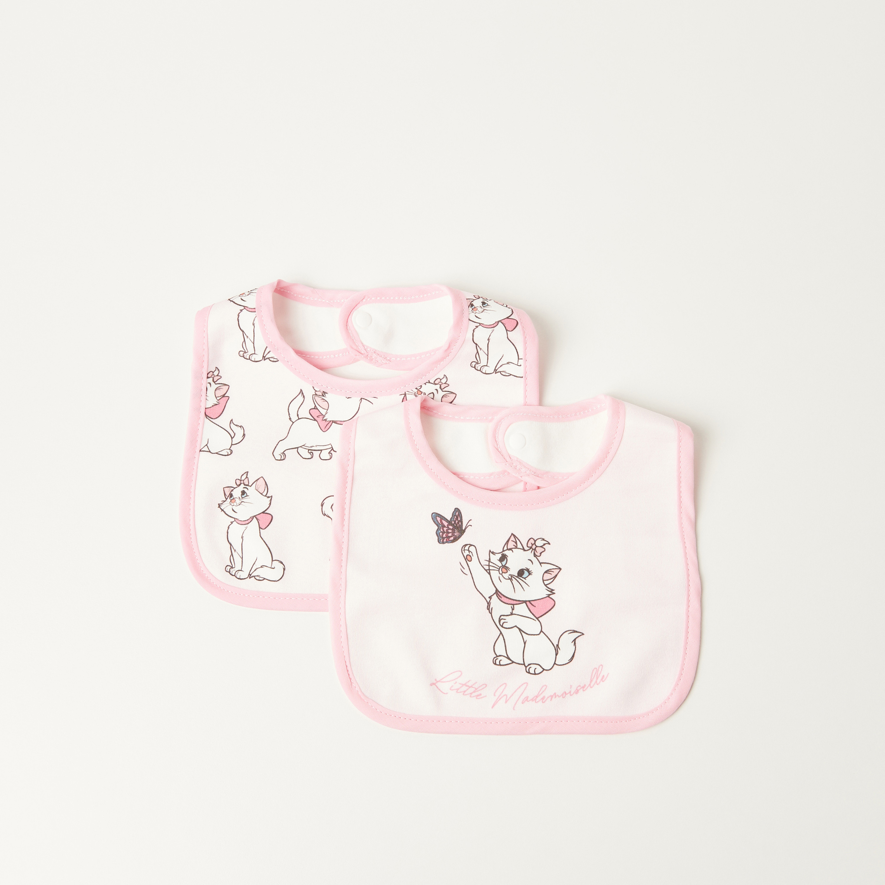 طقم مرايل وأبوات 4 قطع بطبعات ماري من ديزني-baby-feeding-bibs-image-2