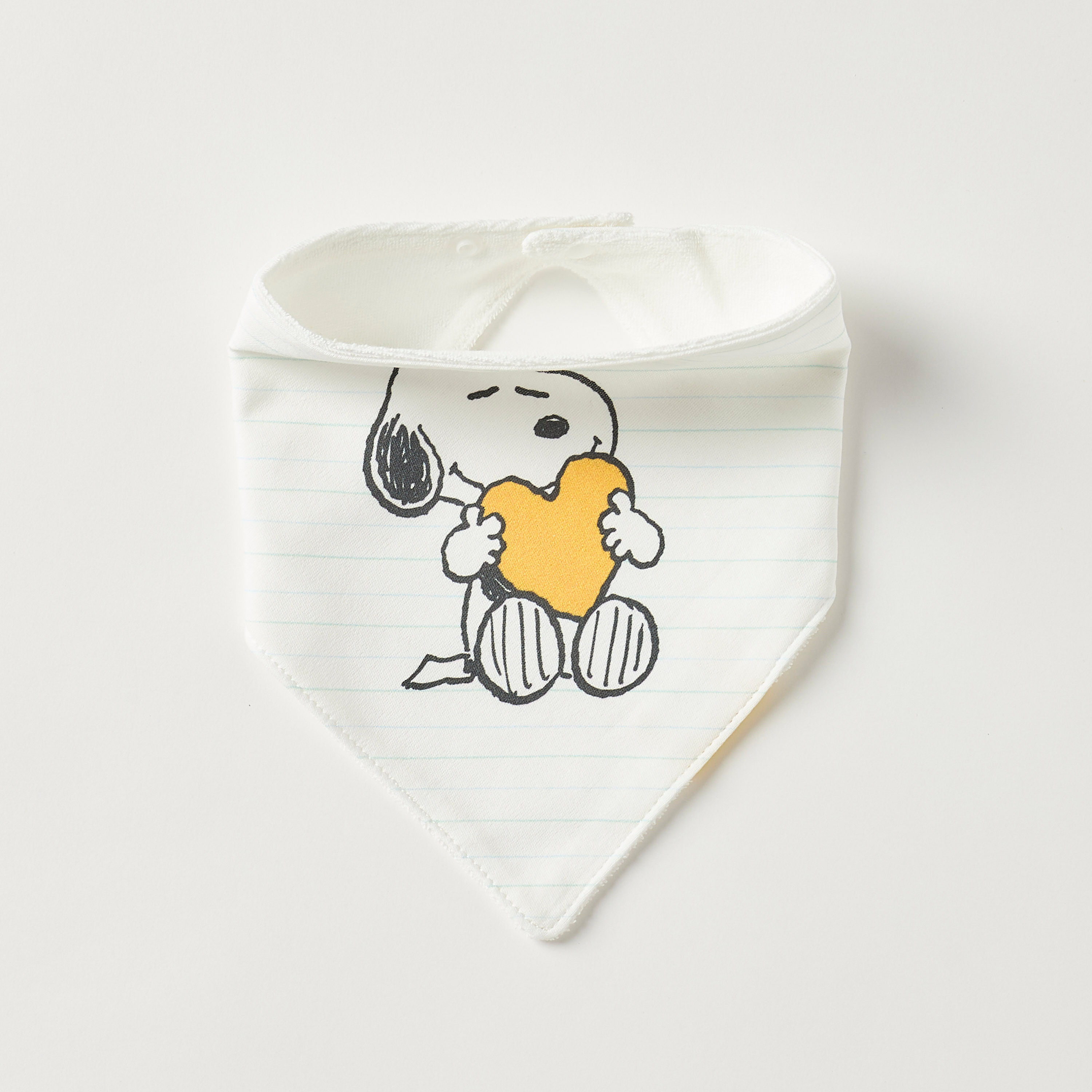 Peanuts Snoopy Dog Print Dribble Bib - Set of 3-baby-feeding-bibs-image-3