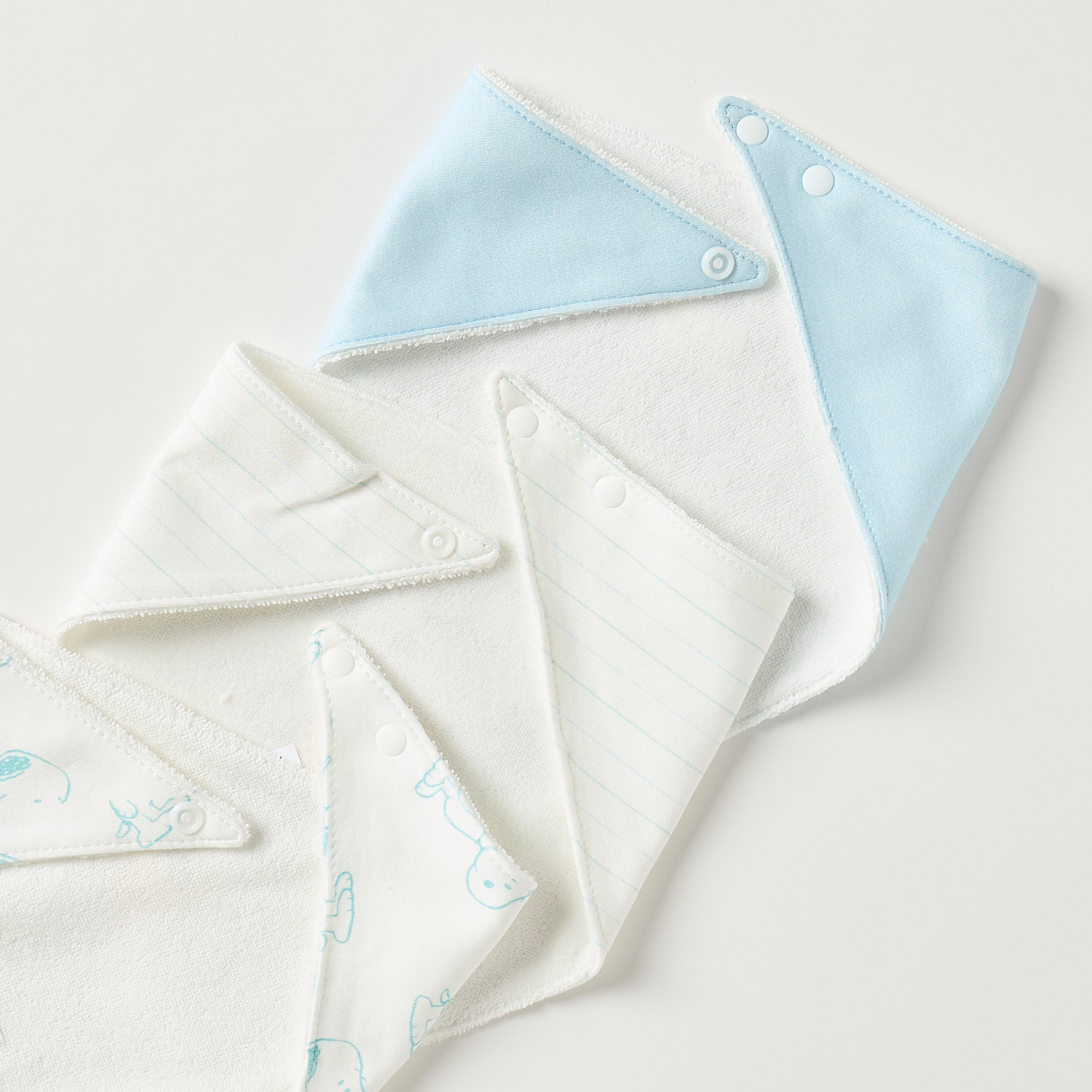 Peanuts Snoopy Dog Print Dribble Bib - Set of 3-baby-feeding-bibs-image-6
