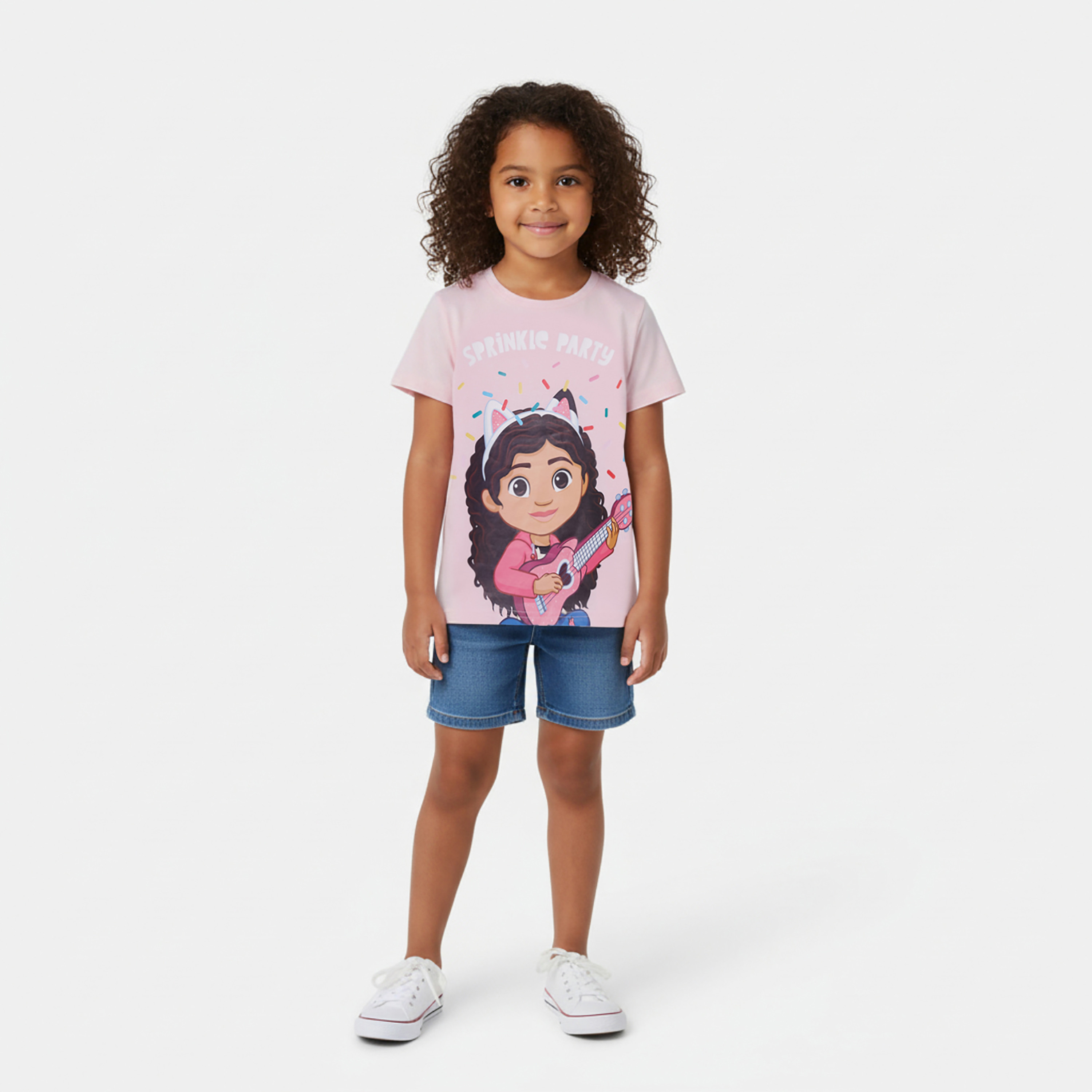 Gabby's Dollhouse Graphic Short Sleeves T-Shirt-girls-clothing-tshirts-image-3