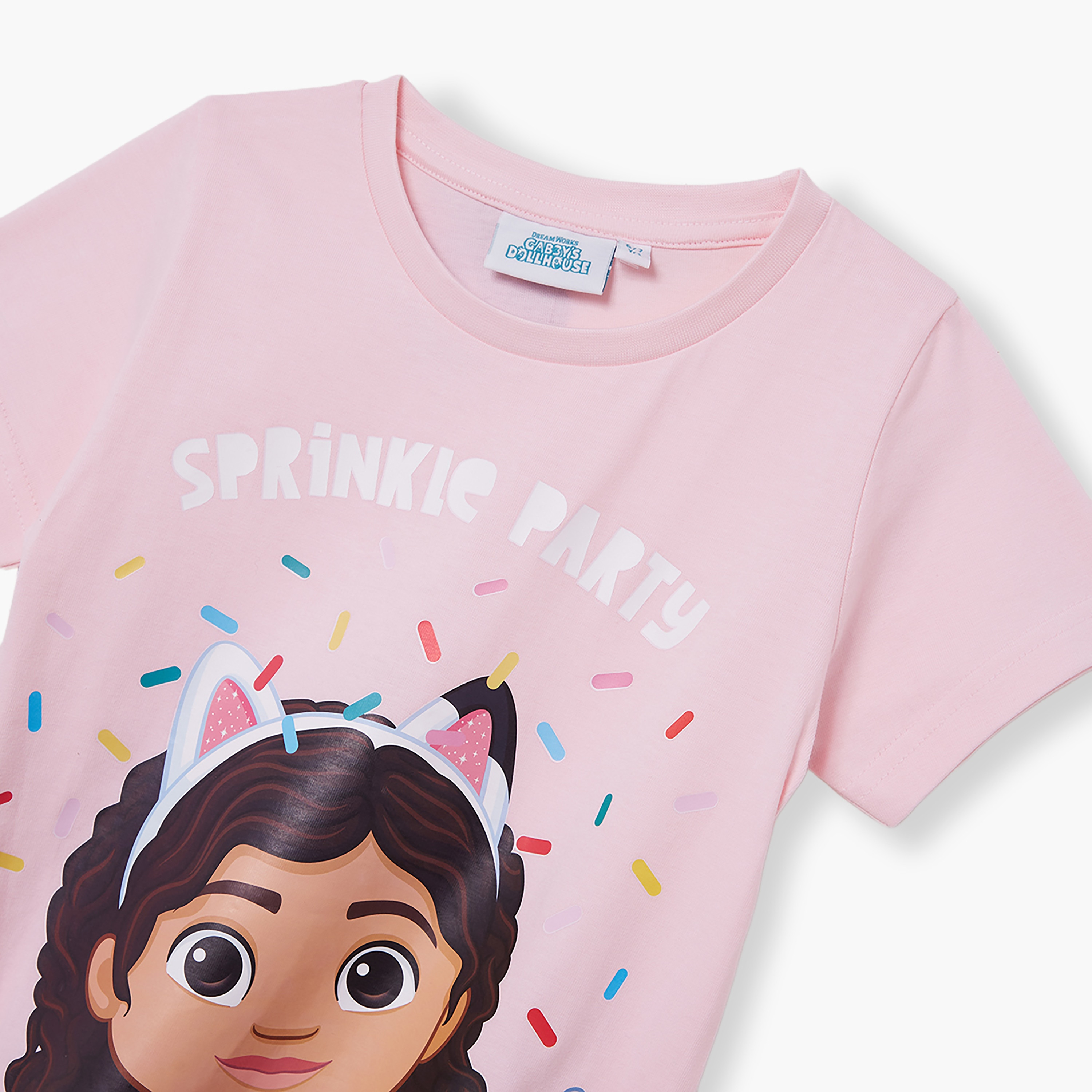 Gabby's Dollhouse Graphic Short Sleeves T-Shirt-girls-clothing-tshirts-image-5