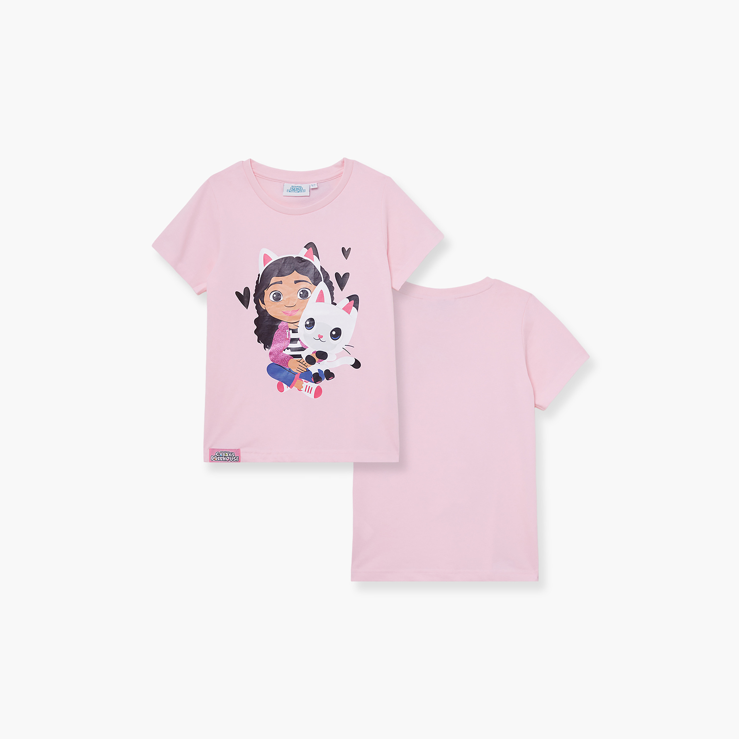 تيشيرت بأكمام قصيرة وطبعة جرافيك من جابيز دولهاوس-girls-clothing-tshirts-image-4