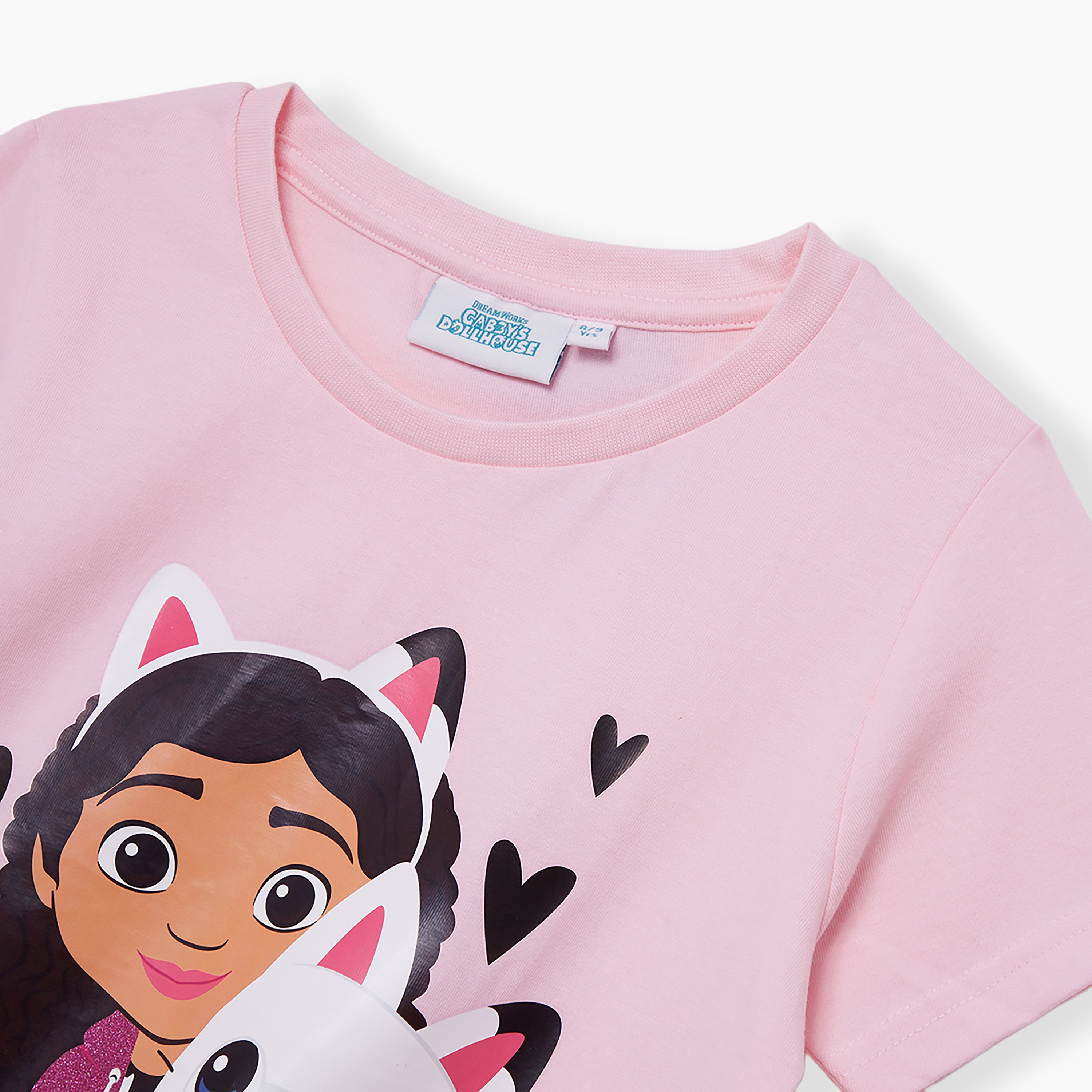 تيشيرت بأكمام قصيرة وطبعة جرافيك من جابيز دولهاوس-girls-clothing-tshirts-image-5