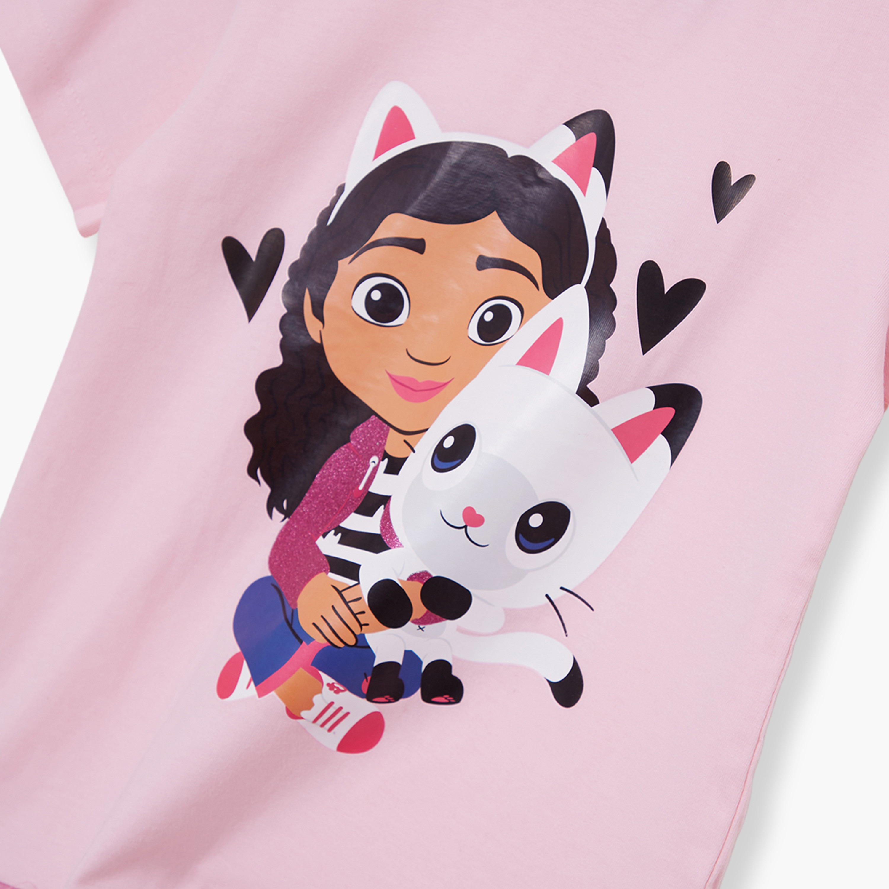 تيشيرت بأكمام قصيرة وطبعة جرافيك من جابيز دولهاوس-girls-clothing-tshirts-image-6