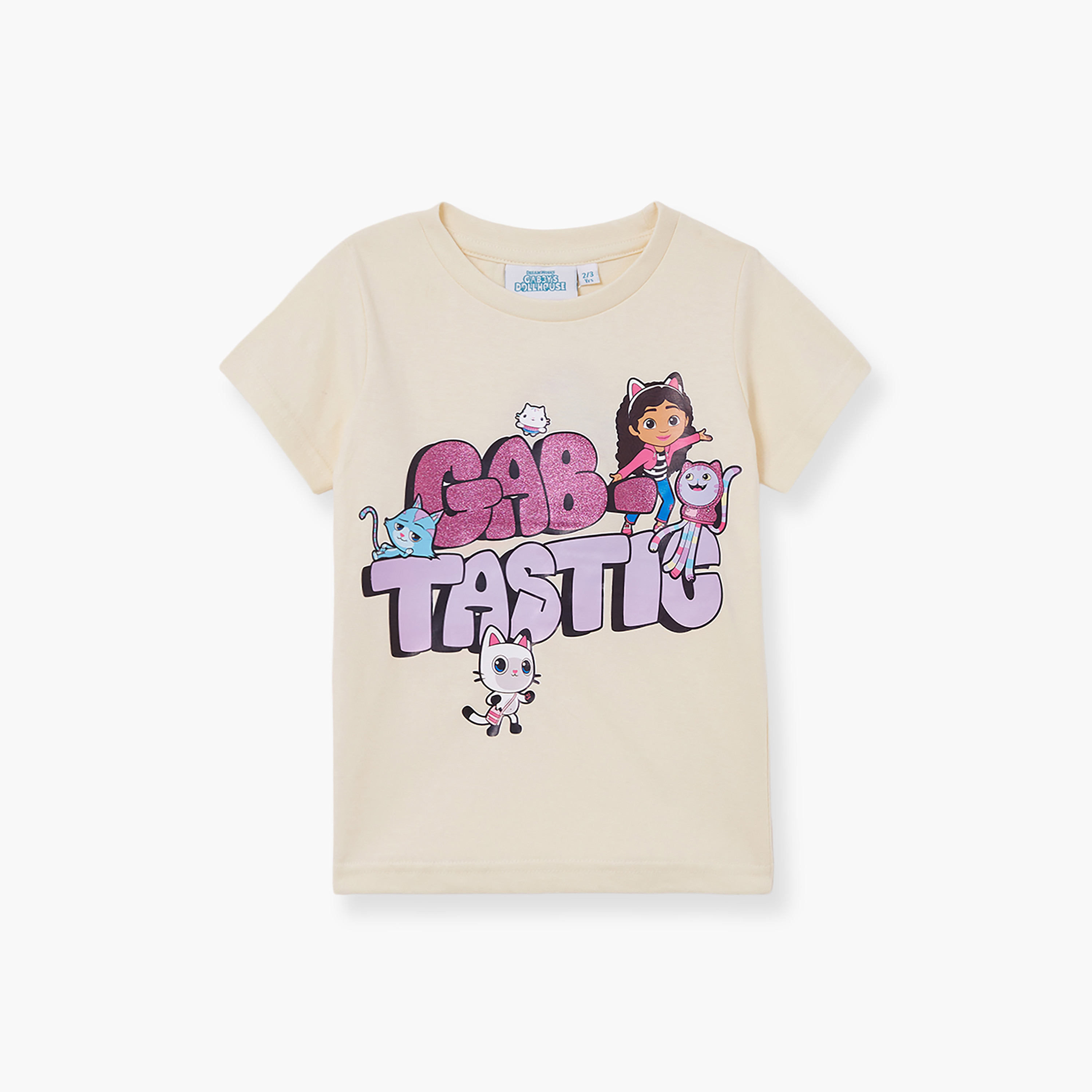 Gabby's Dollhouse Graphic Short Sleeves T-Shirt-girls-clothing-tshirts-image-1