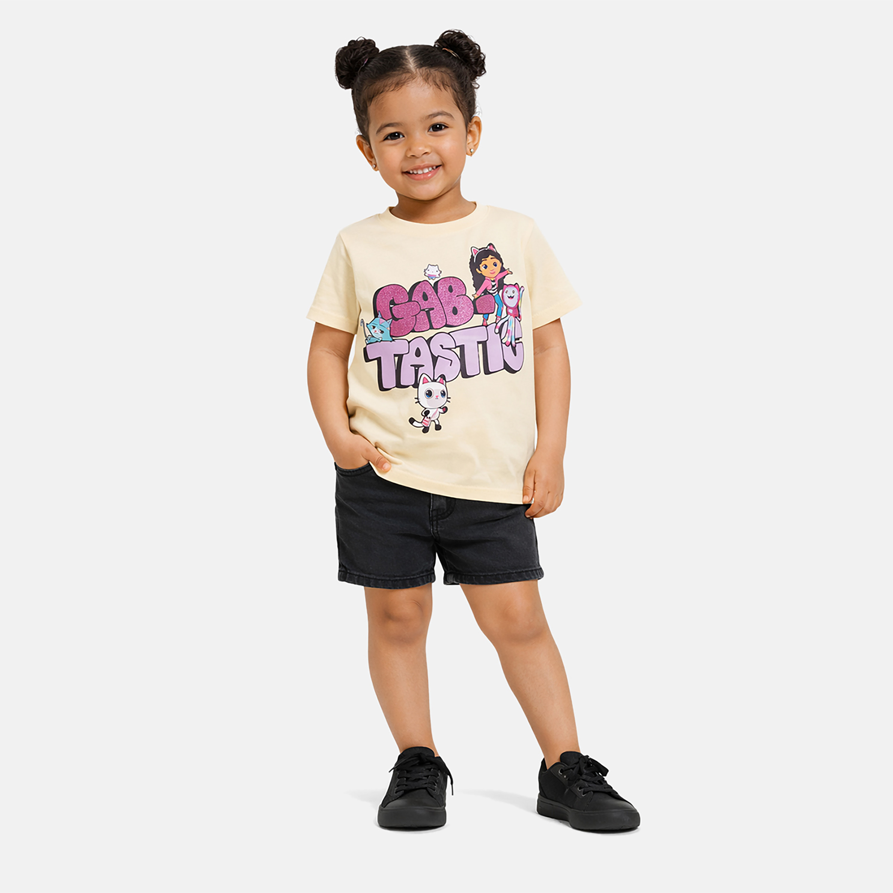 Gabby's Dollhouse Graphic Short Sleeves T-Shirt-girls-clothing-tshirts-image-3