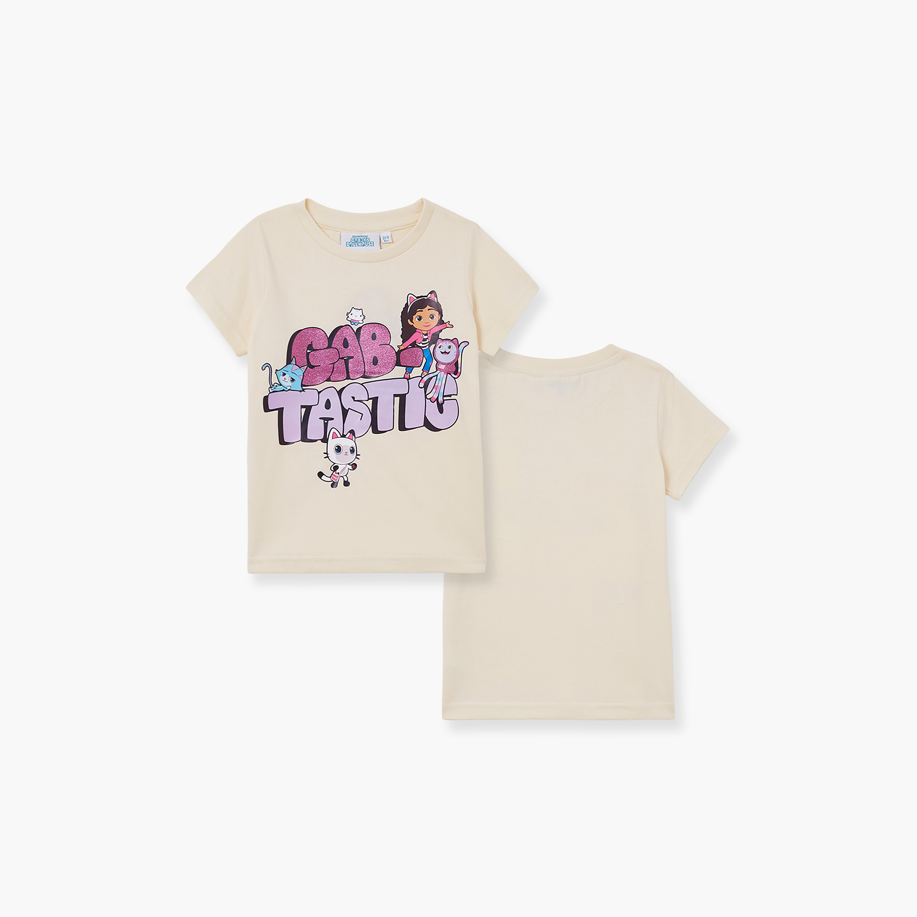 Gabby's Dollhouse Graphic Short Sleeves T-Shirt-girls-clothing-tshirts-image-4