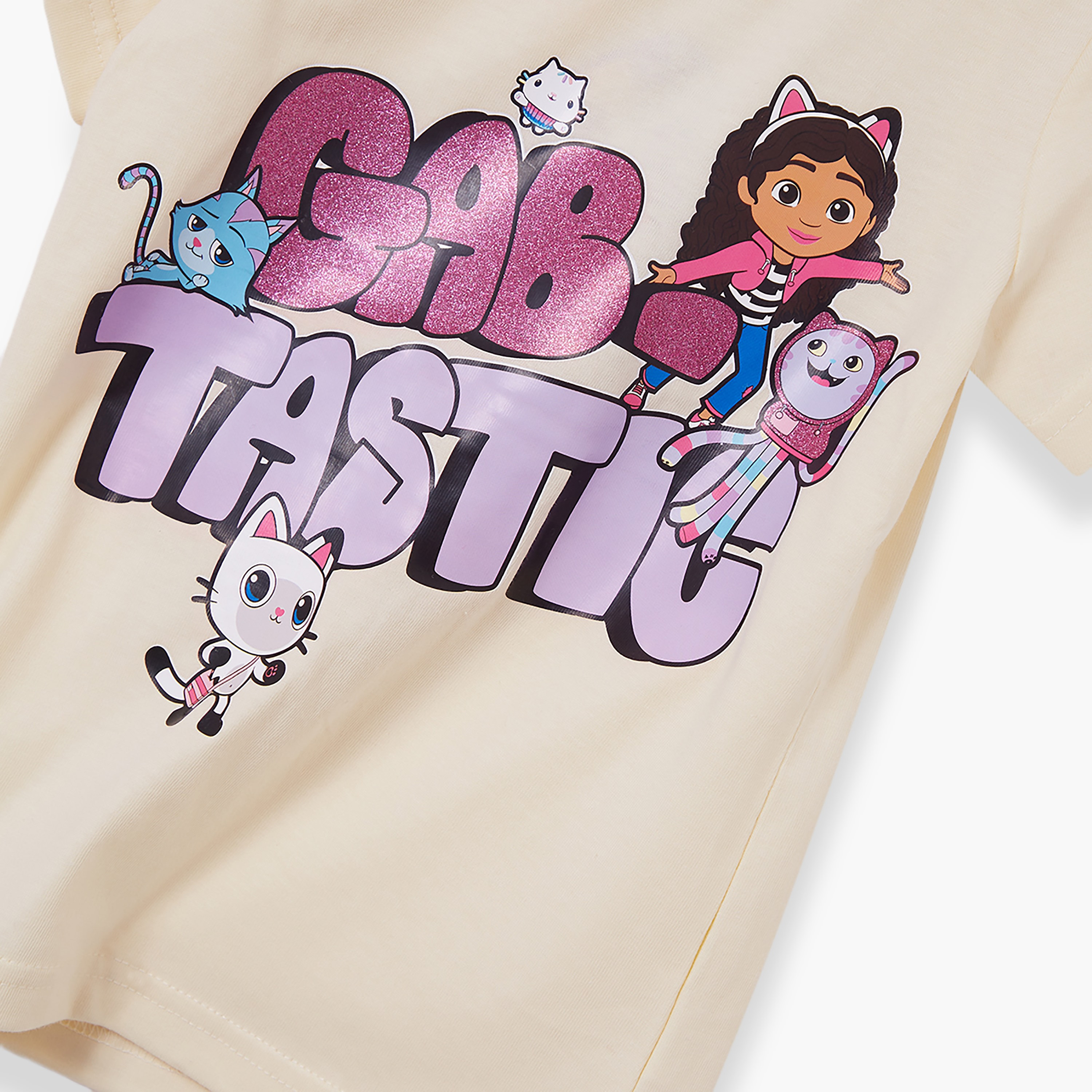 Gabby's Dollhouse Graphic Short Sleeves T-Shirt-girls-clothing-tshirts-image-6