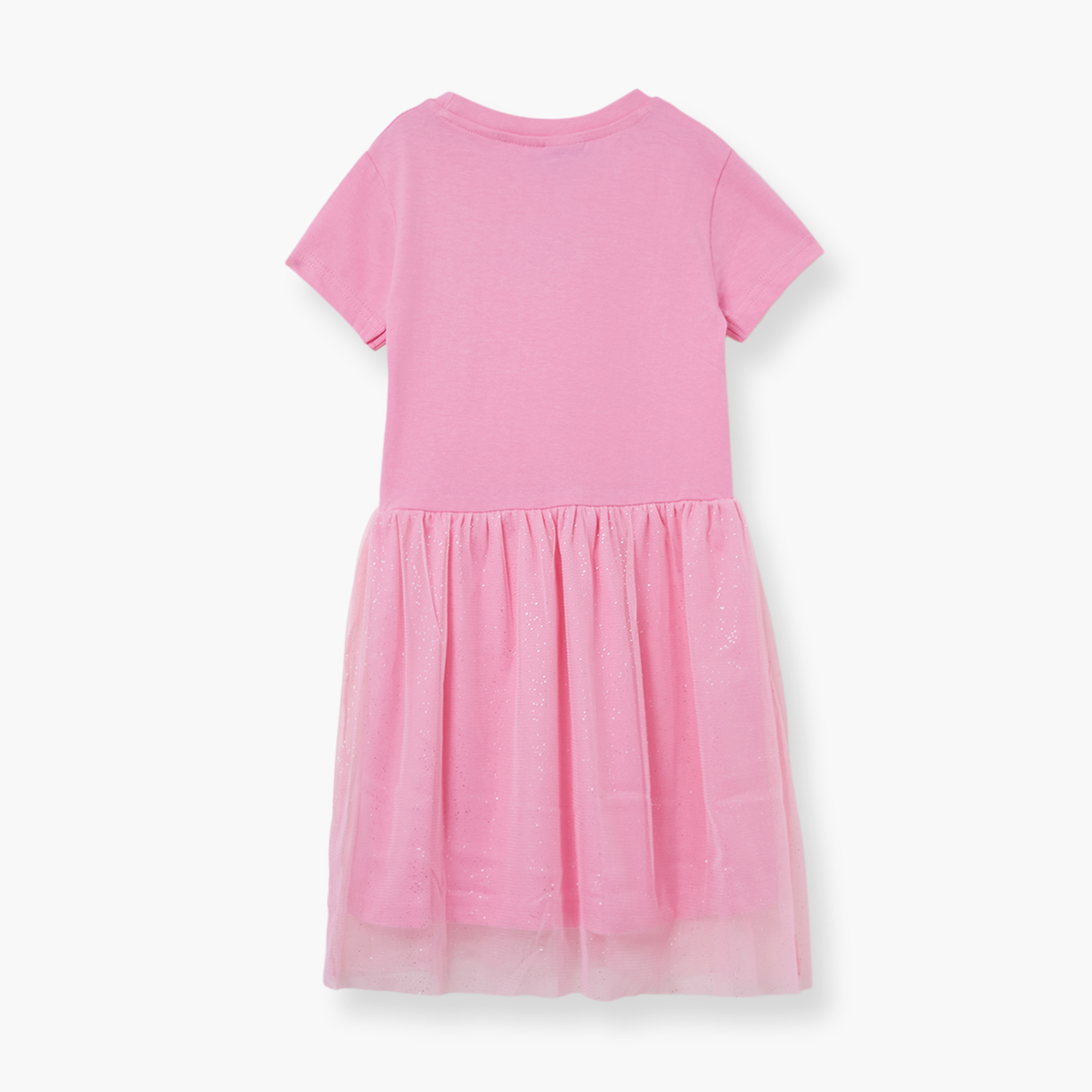 Gabby's Dollhouse Graphic Short Sleeves Knee Length Tulle Dress-girls-clothing-dressesandjumpsuits-image-3