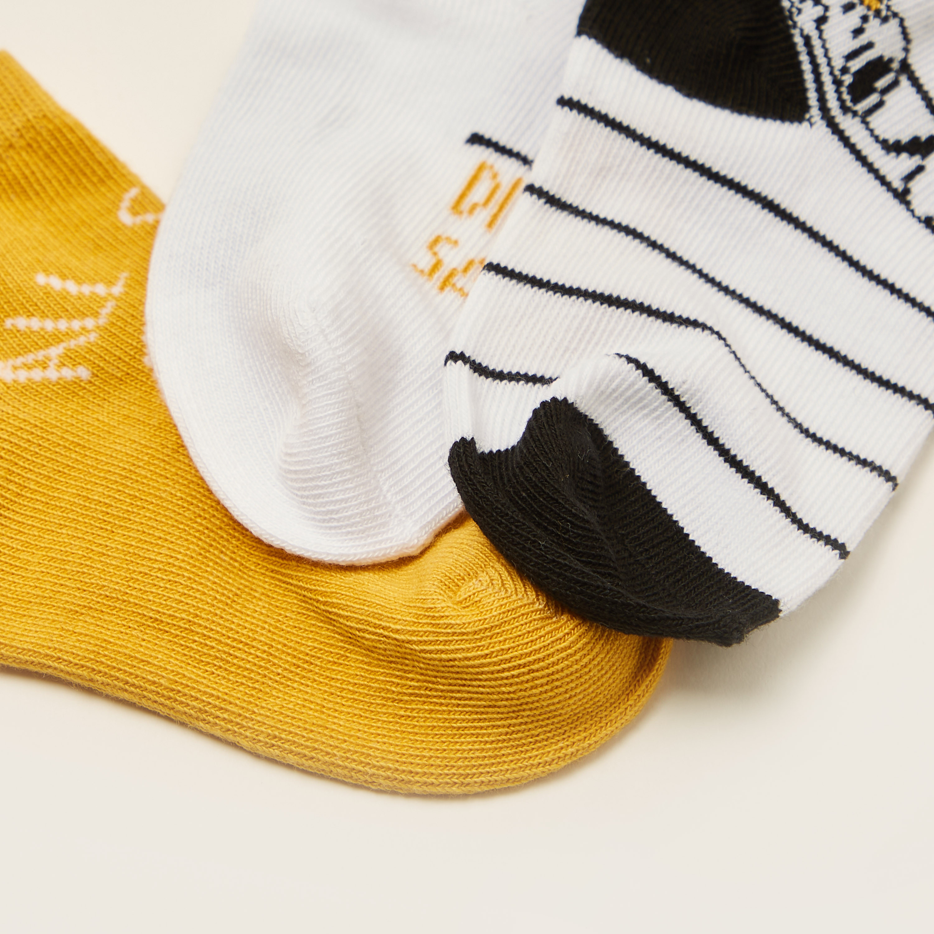 Snoopy Dog Printed Ankle Length Socks - Set of 3-baby-boys-accessories-socks-image-4