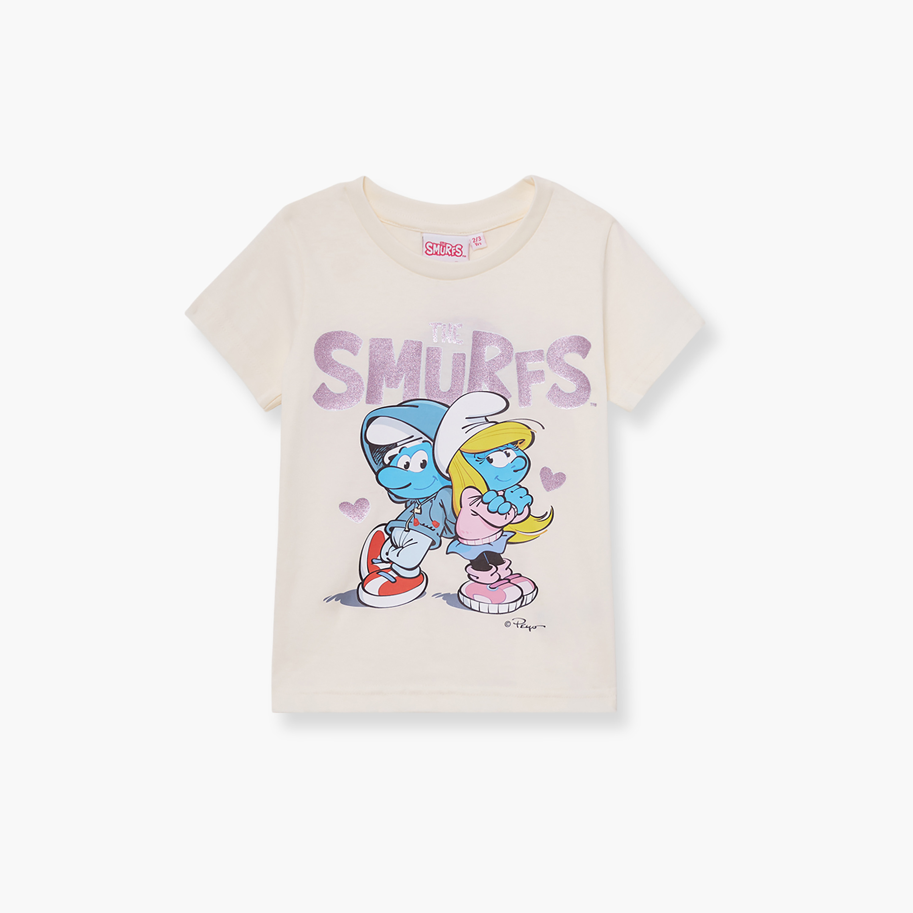 Smurf Themed Short Sleeves Round Neck T-Shirt-boys-clothing-tshirtsandpolos-image-2
