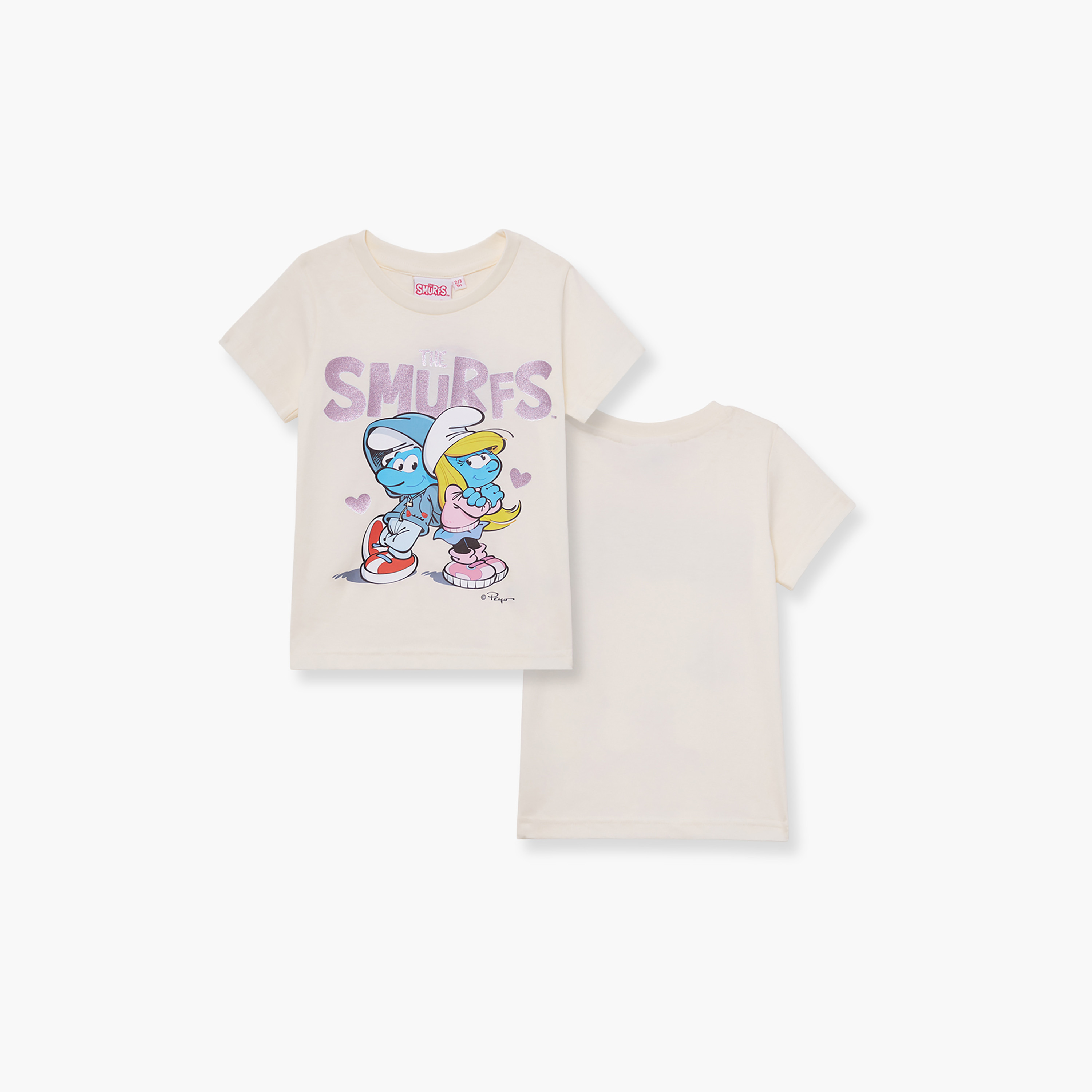 Smurf Themed Short Sleeves Round Neck T-Shirt-boys-clothing-tshirtsandpolos-image-4
