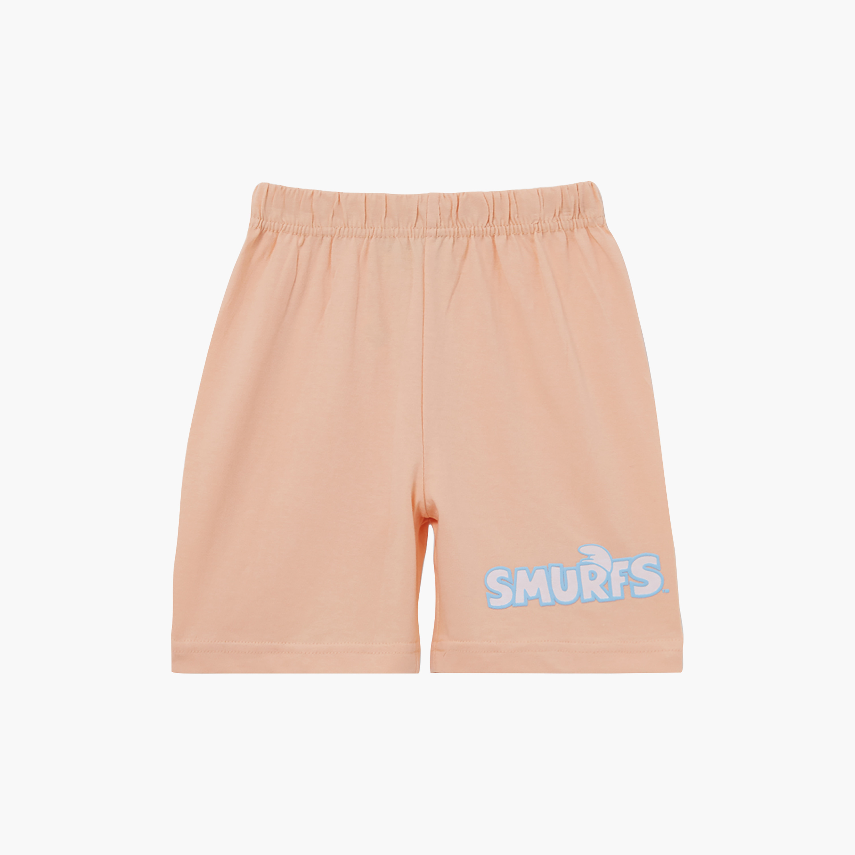 Smurf Graphic Short Sleeves T-Shirt & Shorts Set-boys-clothing-setsandcoords-image-4