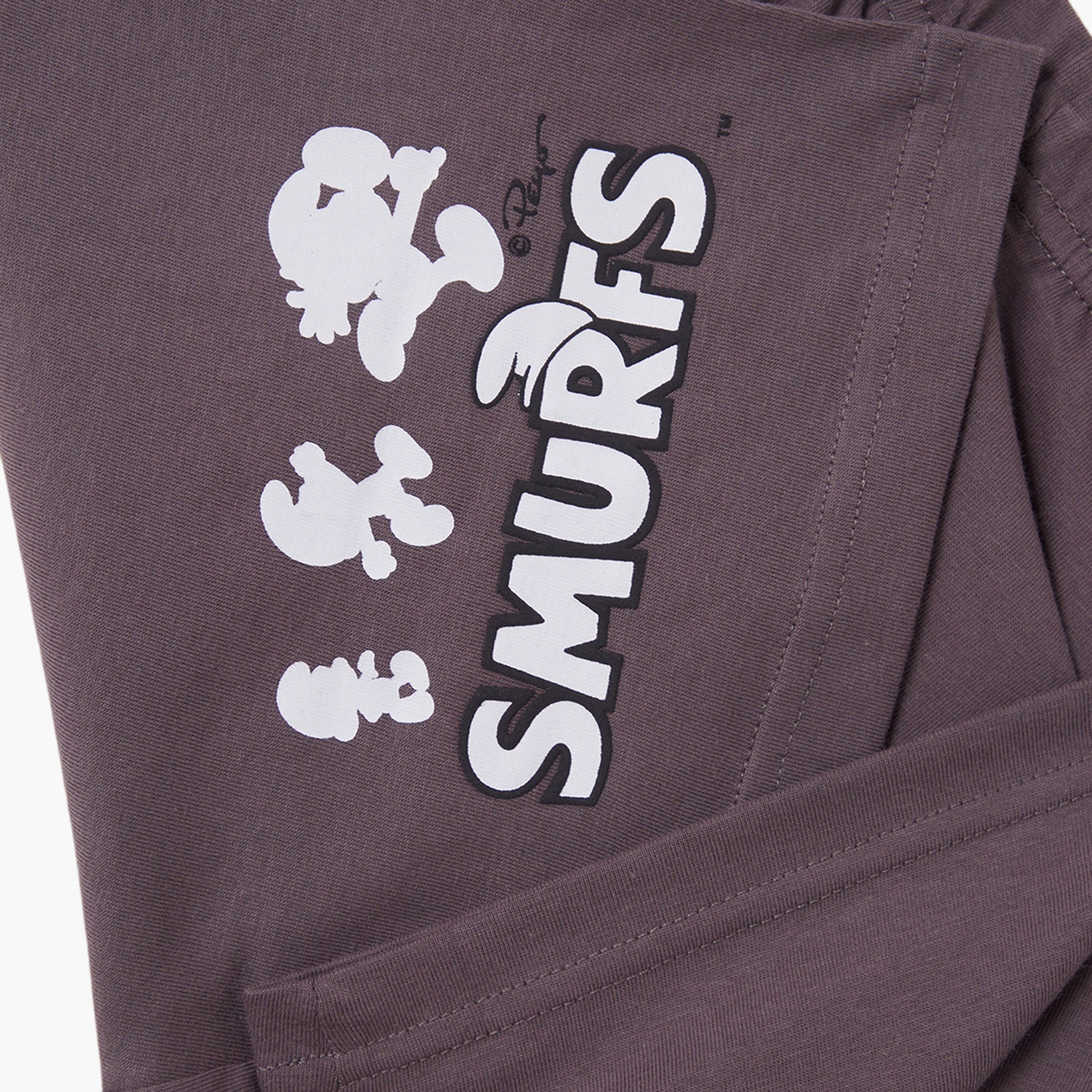 Smurf Graphic Short Sleeves T-Shirt & Shorts Set-boys-clothing-setsandcoords-image-7