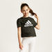 adidas All Over Print T-shirt with Round Neck and Short Sleeves-Tops-thumbnailMobile-1