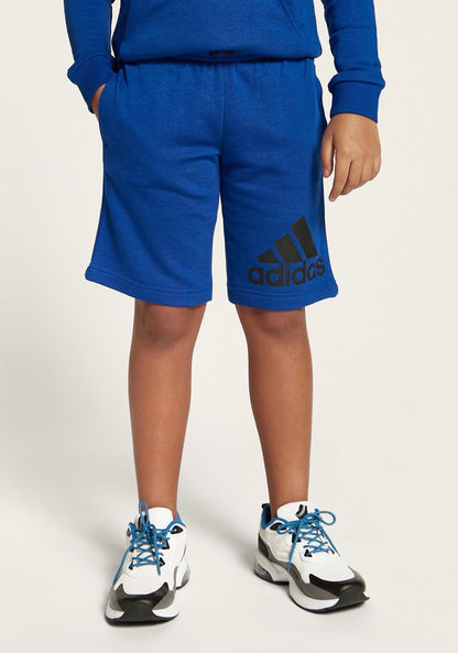 adidas Logo Detail Shorts with Elasticised Waistband-Shorts-image-1