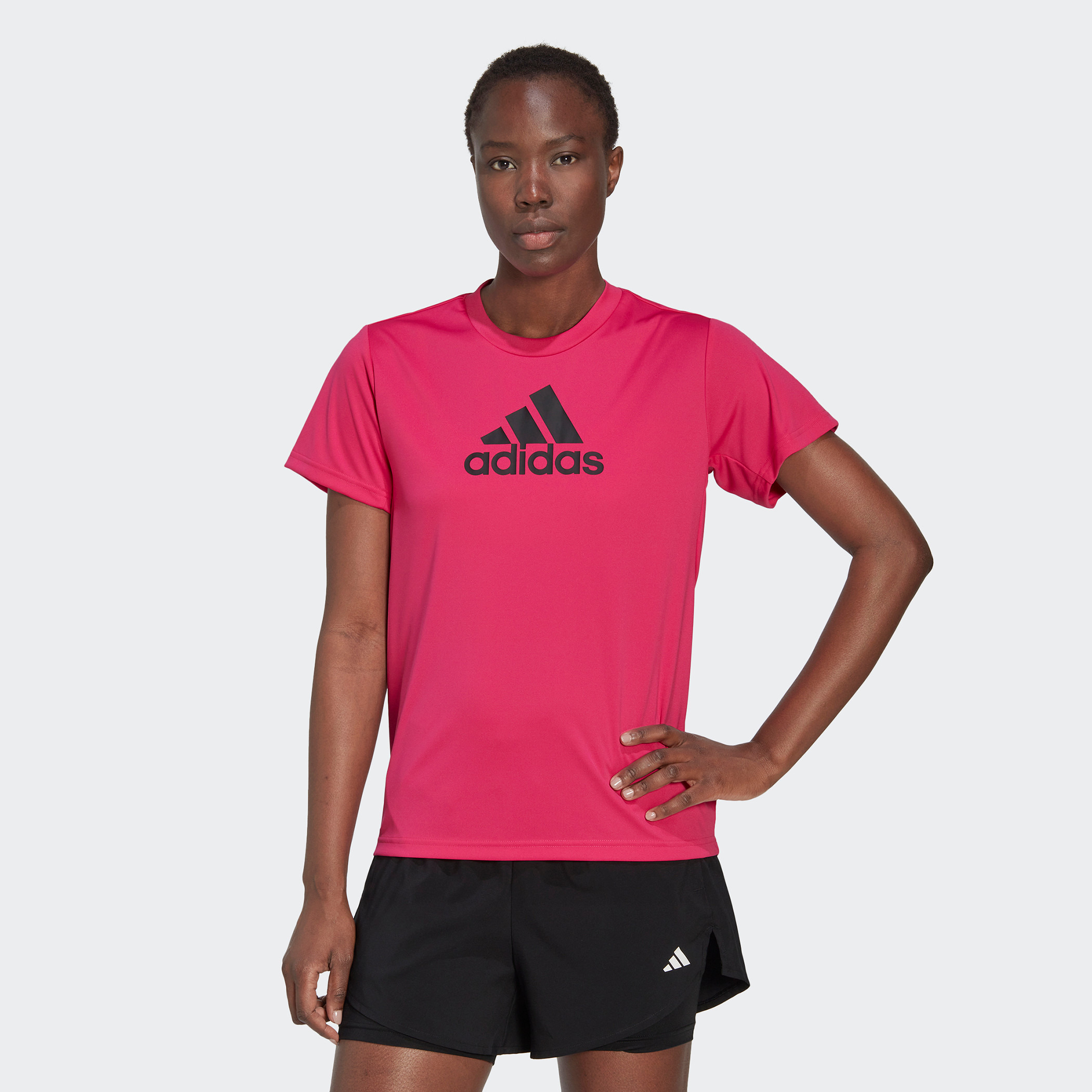 تي شيرت نسائي بشعار من أديداس دبليو بي ال تي-sports-women-clothing-tshirtsandvests-image-1