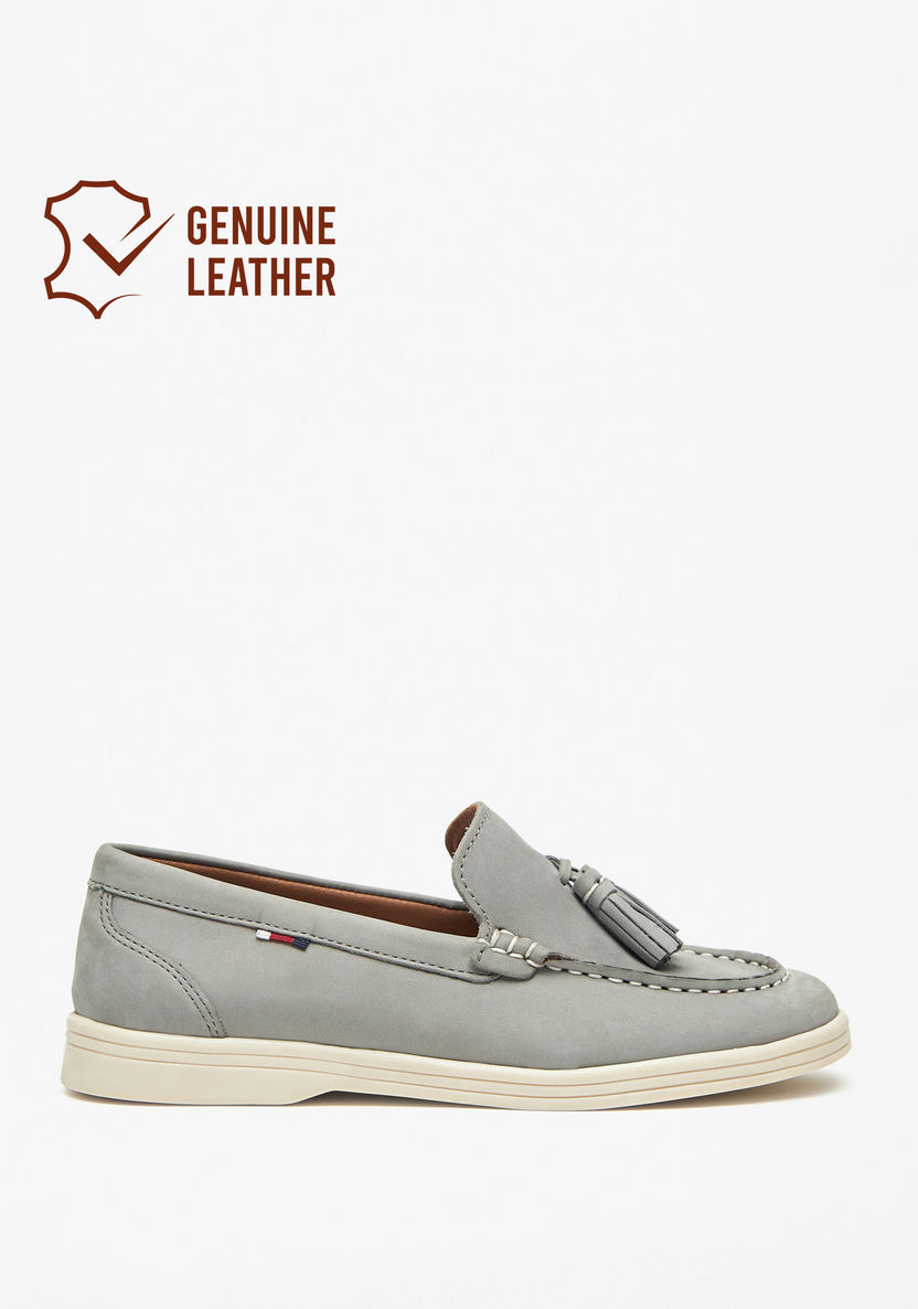 Mister Duchini Slip-On Moccasins with Tassels-Boy%27s Casual Shoes-image-0