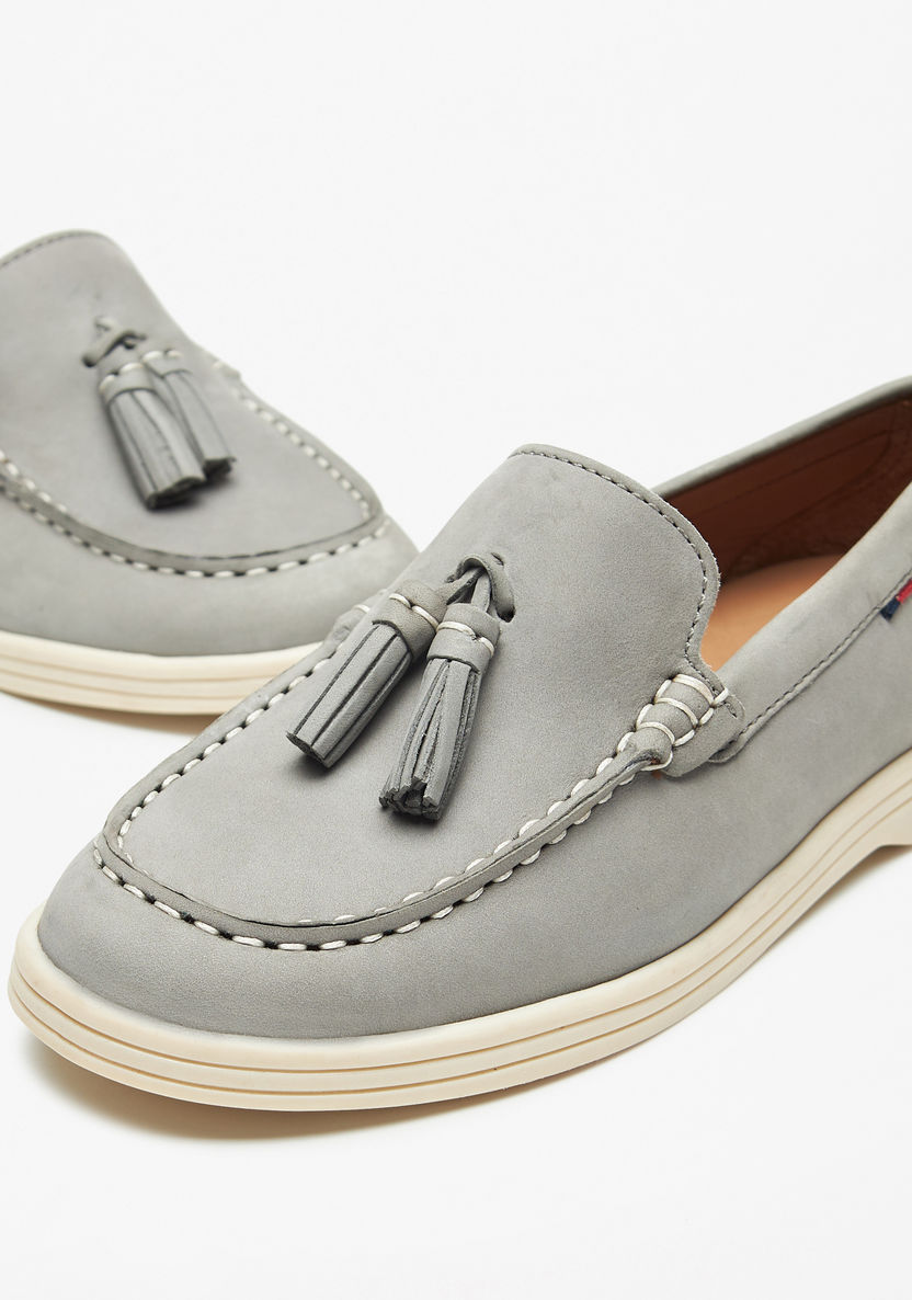 Mister Duchini Slip-On Moccasins with Tassels-Boy%27s Casual Shoes-image-4