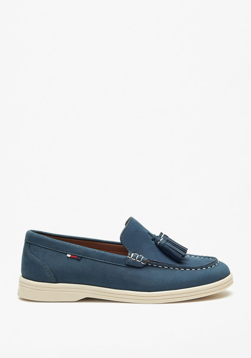 Mister Duchini Slip-On Moccasins with Tassels-Boy%27s Casual Shoes-image-0