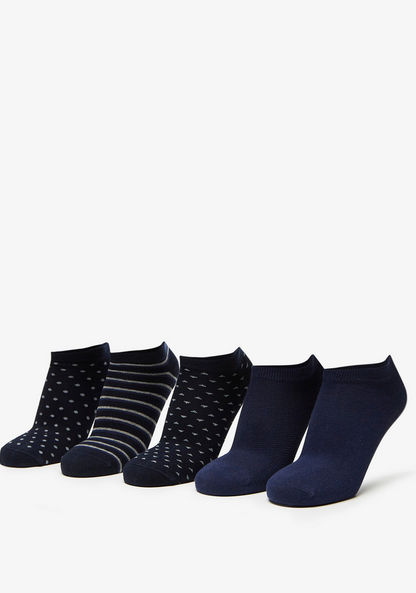 Assorted Ankle Length Socks - Set of 5-Men%27s Socks-image-0