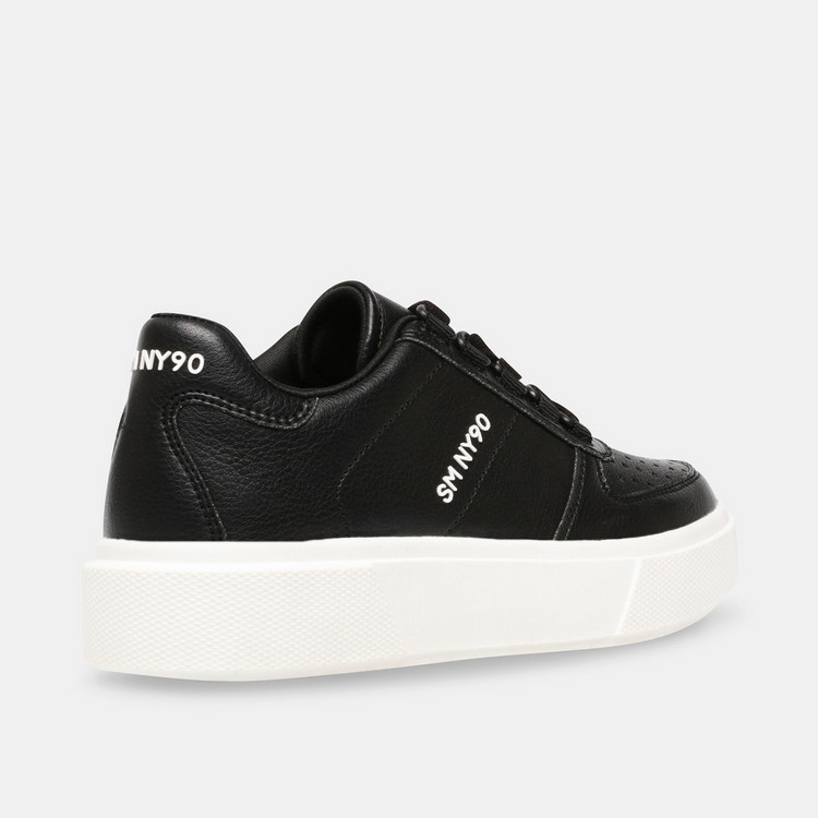 Steve Madden Women's Solid Sneakers with Lace-Up Closure