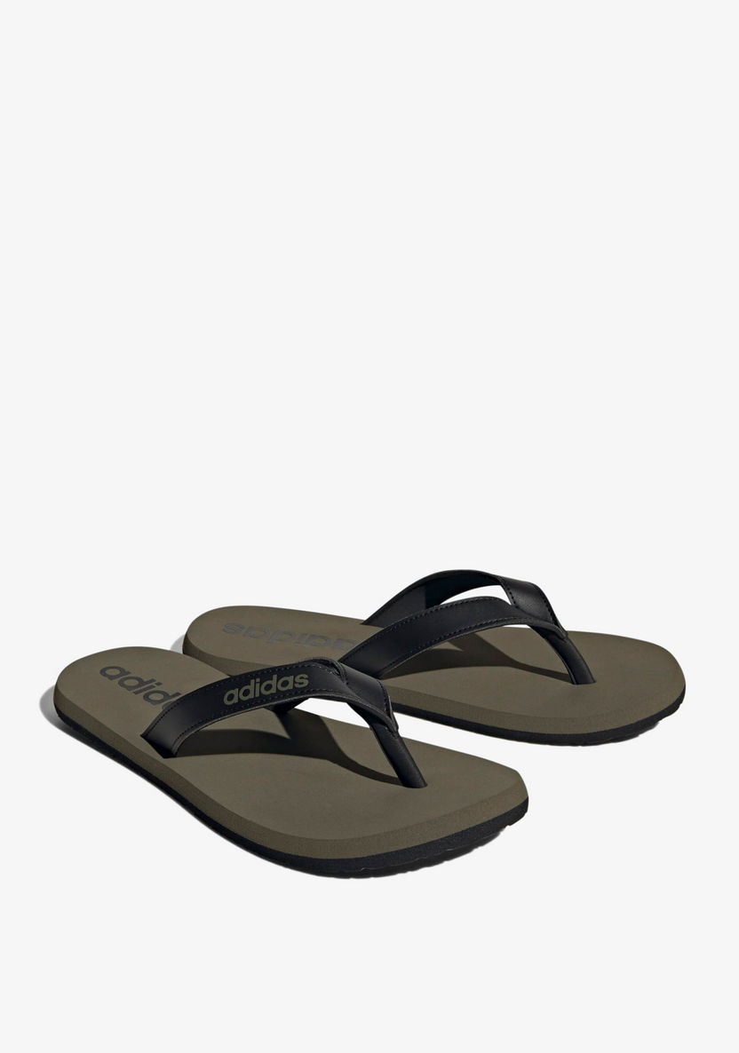 Adidas Men's Logo Print Thong Slippers-Men%27s Flip Flops & Beach Slippers-image-4