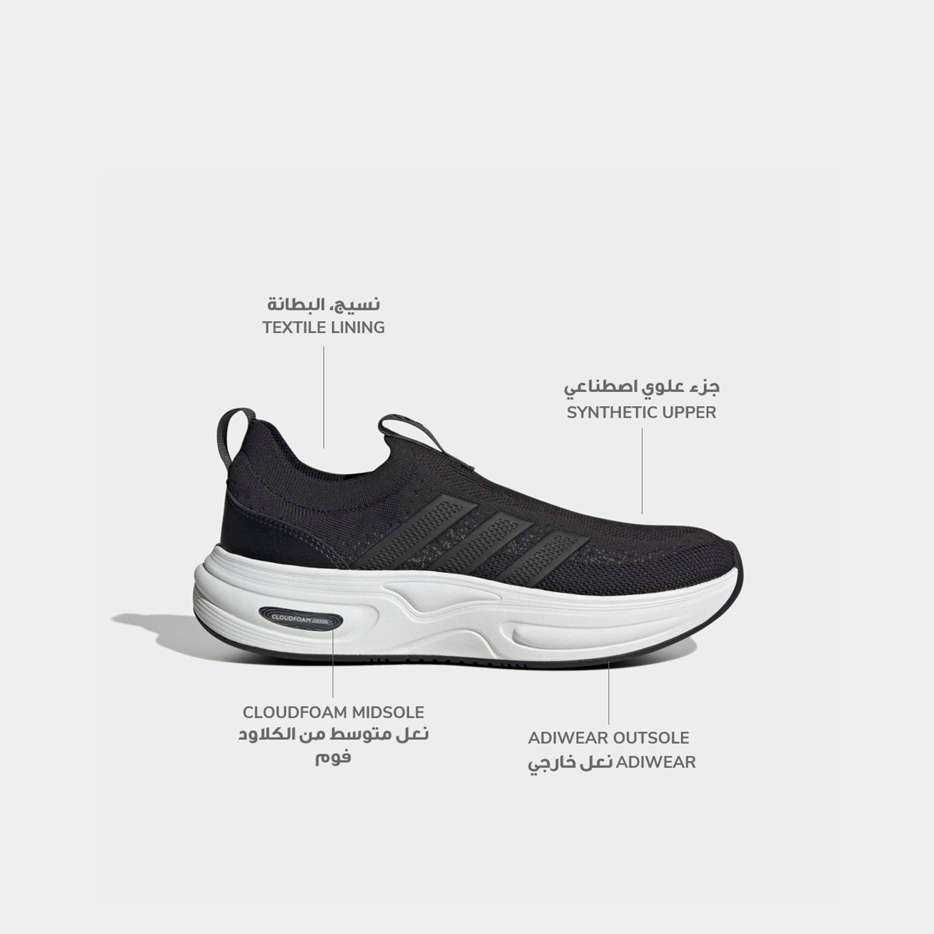 Adidas Women Cloudfoam Cuxxion Slip-On Ankle Sneakers-sports-women-shoes-image-2