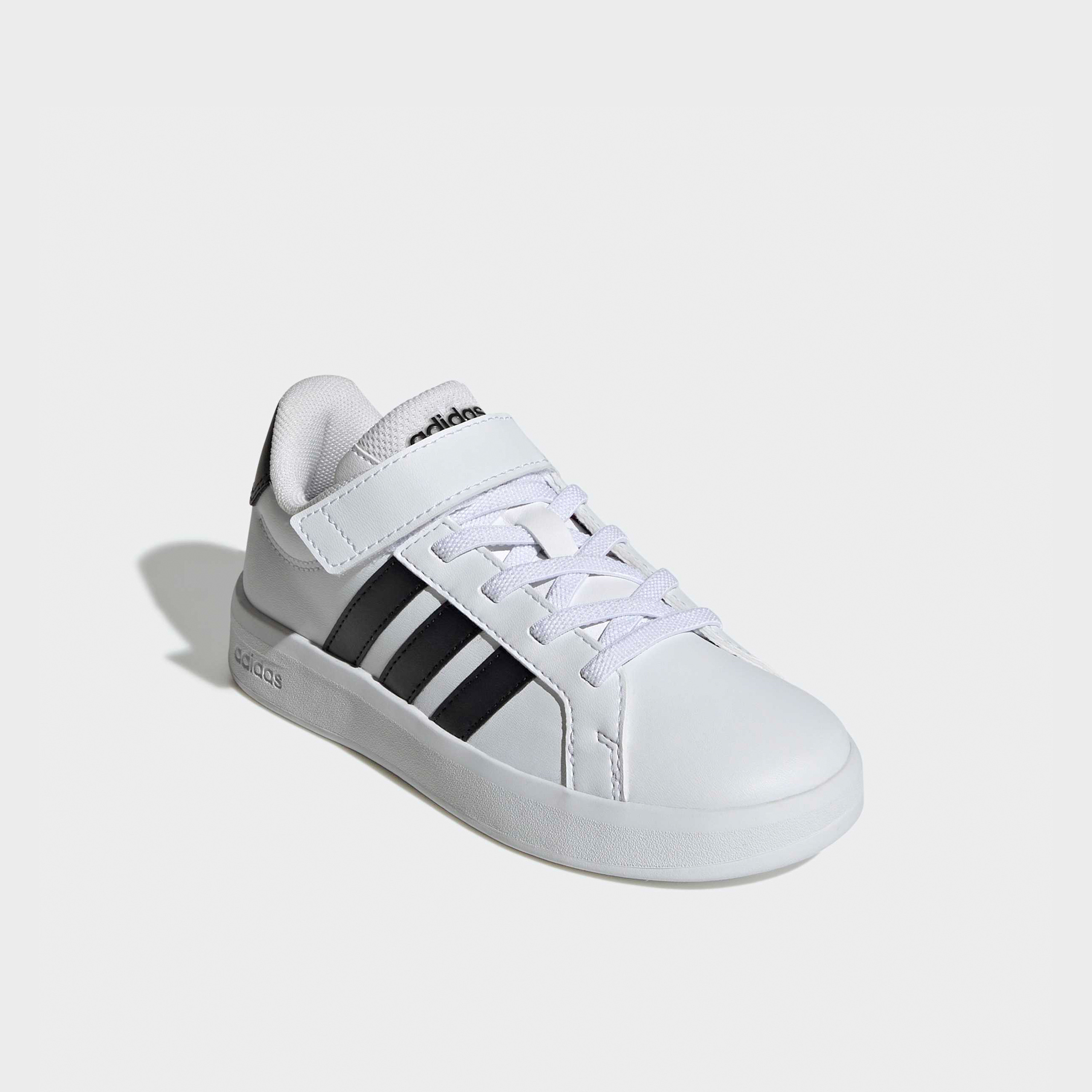 حذاء سنيكرز بشريط لاصق للكاحل جراند كورت 3.0 إي إل للأطفال من أديداس-girls-shoes-sneakers-image-1