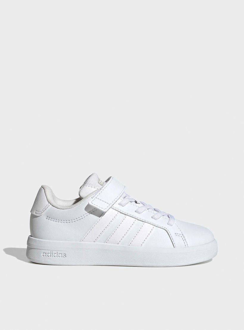 حذاء سنيكرز كاحل بشريط إغلاق جراند كورت 3.0 للأطفال من أديداس-girls-shoes-sneakers-image-2